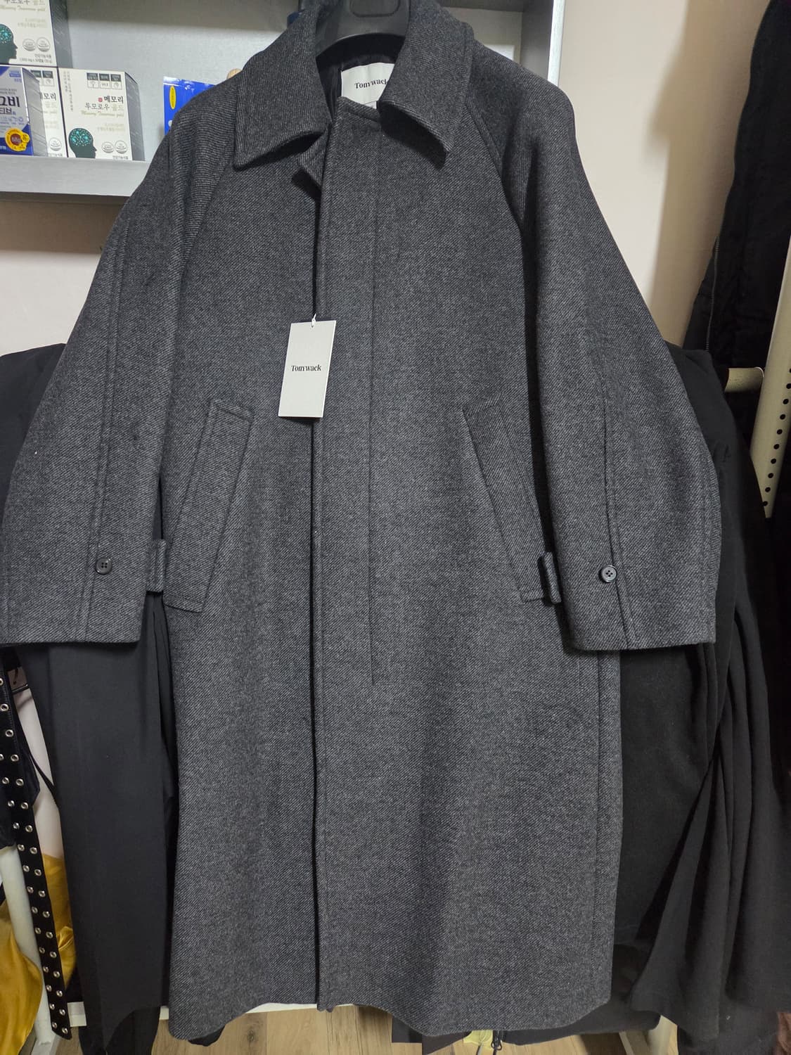 토니웩 브러쉬드 울 맥코트 트윌 그레이 상품이미지2