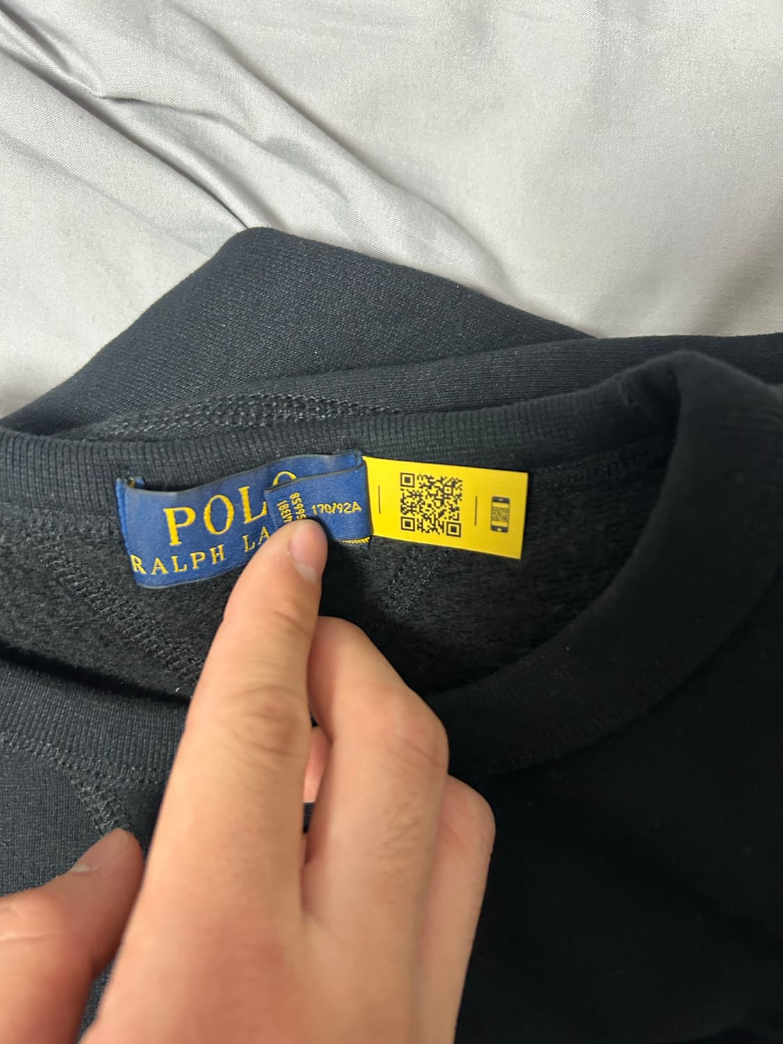 폴로 맨투맨 블랠 s 상품이미지3