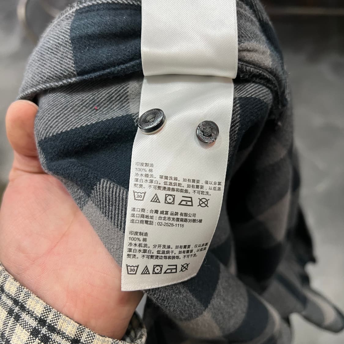 팀버랜드 x 소프넷 레터링 체크 셔츠 y15659 상품이미지8