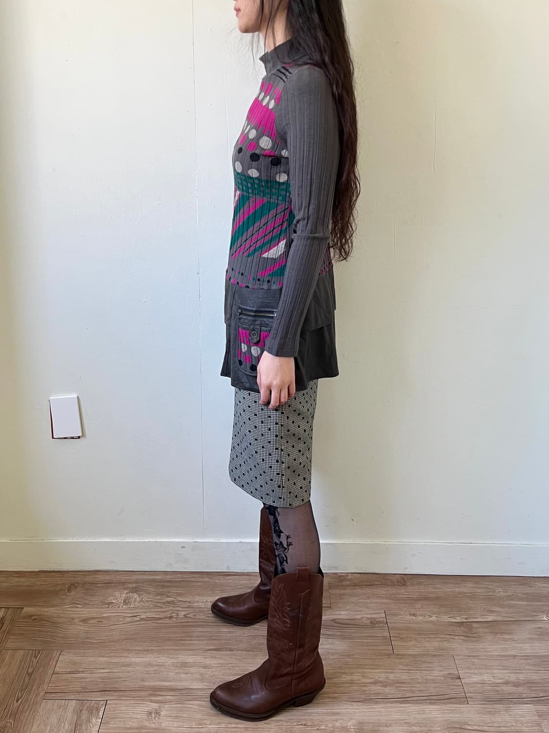 TRAFFIC BASIC STYLE 아트 롱 터틀넥 상품이미지9