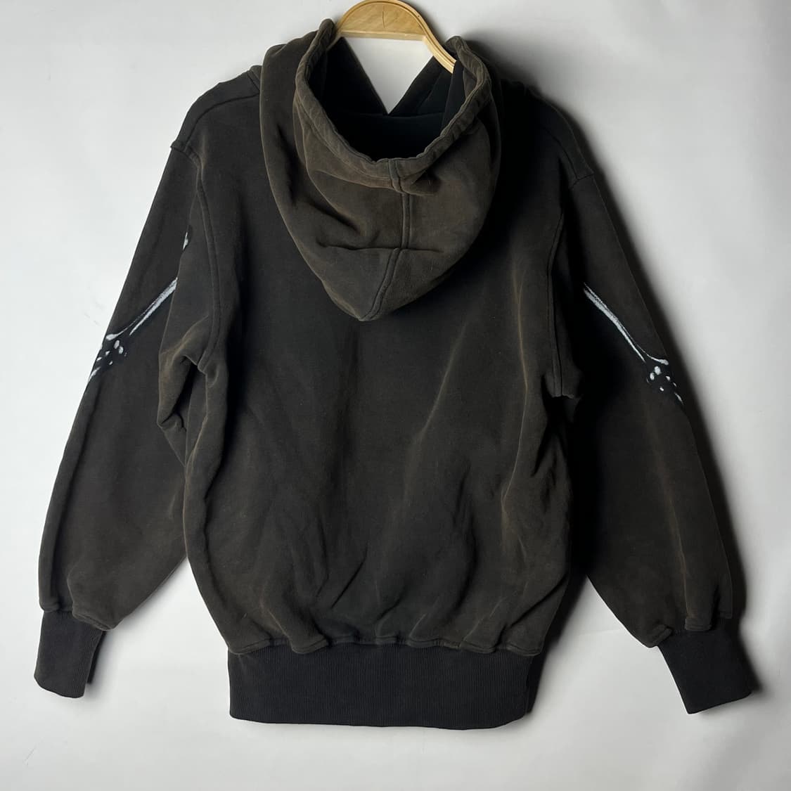 [Subciety] 서브사이어티 스컬 본 하트프린팅 후디 상품이미지2