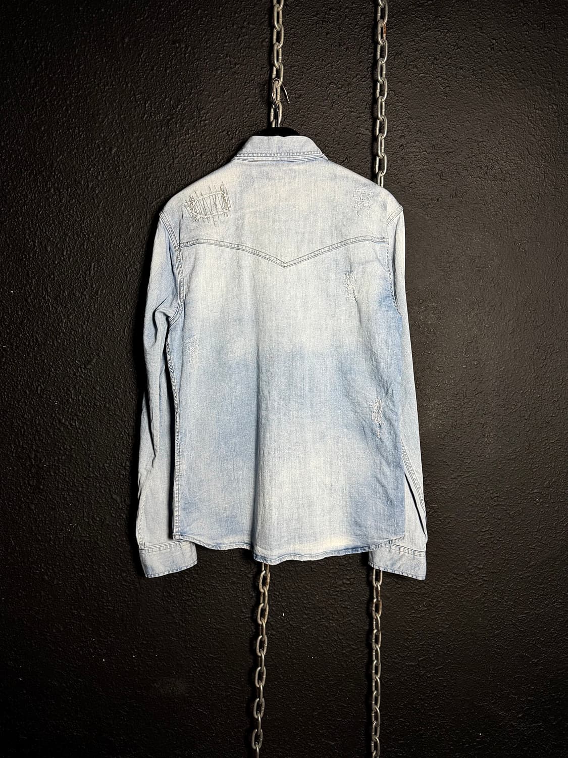 in the attic – Damaged Western Denim Shi 상품이미지6
