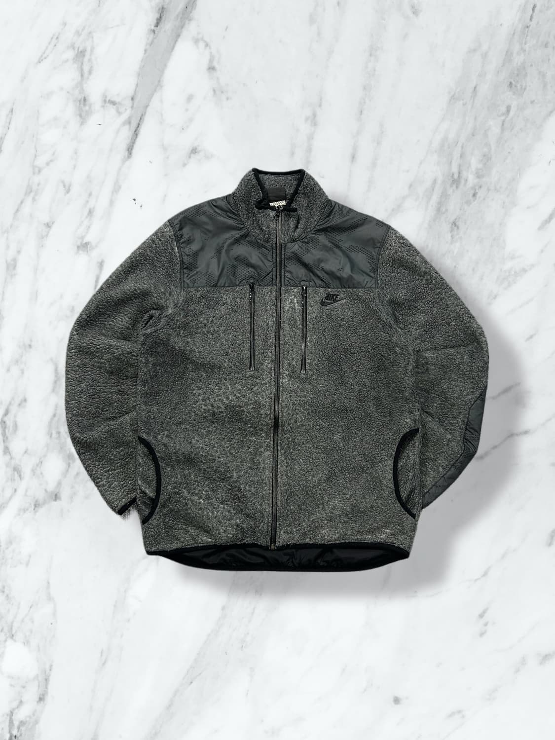 나이키 90’s 블랙 택 딥파일 그레이 플리스 자켓 L 상품이미지1