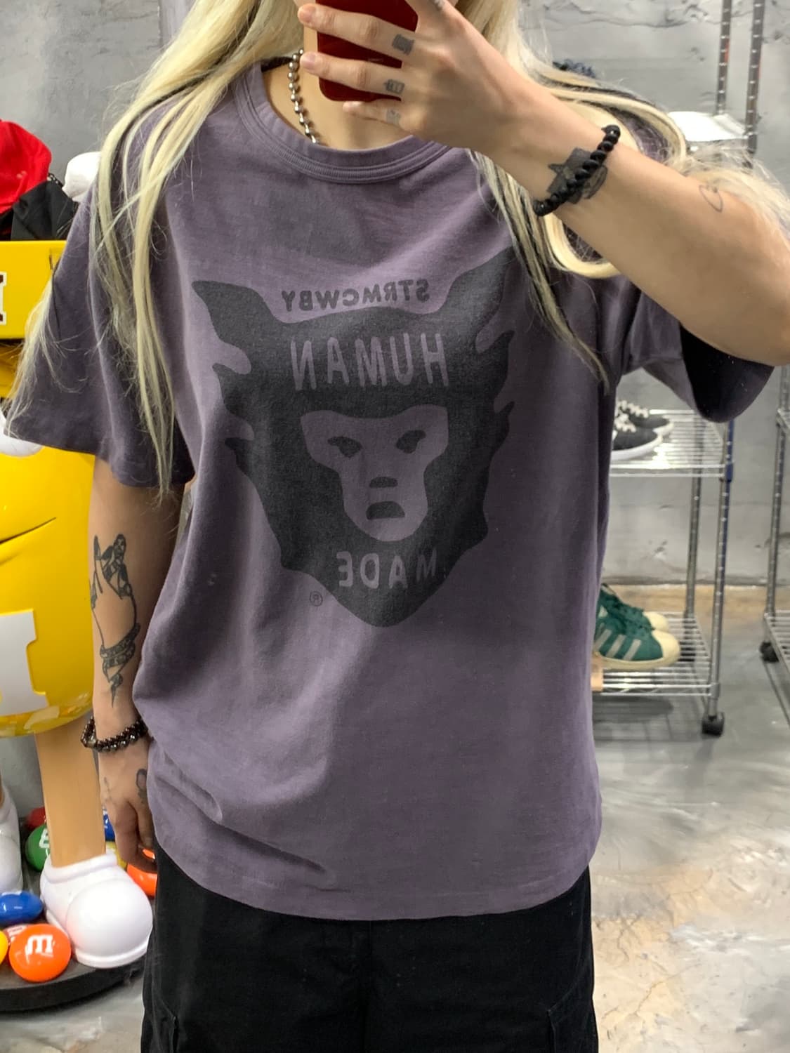 휴먼메이드 페이스로고 반팔 티셔츠 상품이미지7