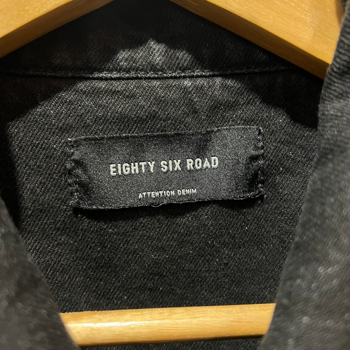 86ROAD 블랙 데님 자켓 상품이미지3