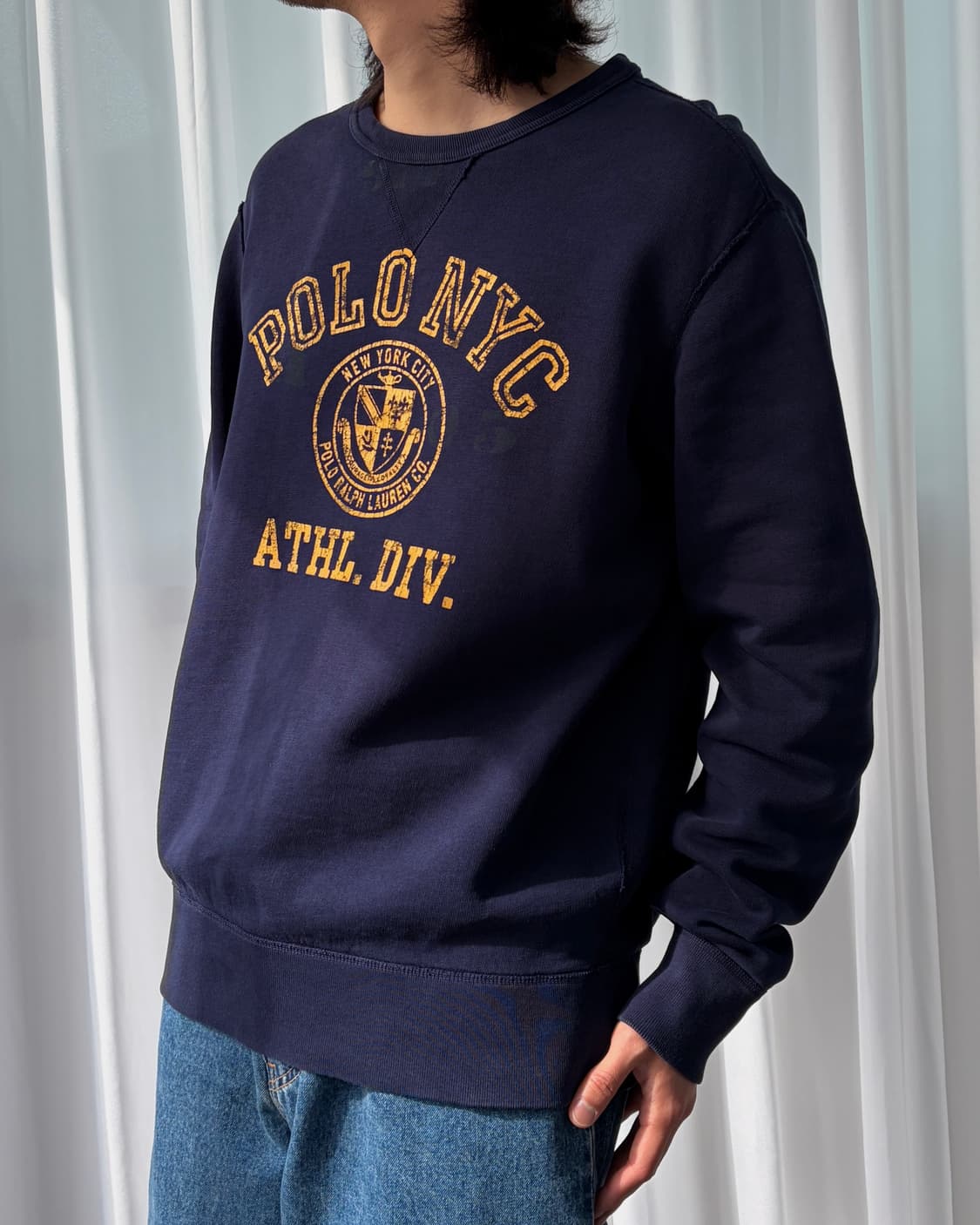 [XL]폴로 랄프로렌 NYC 크루넥 기모 맨투맨 상품이미지3