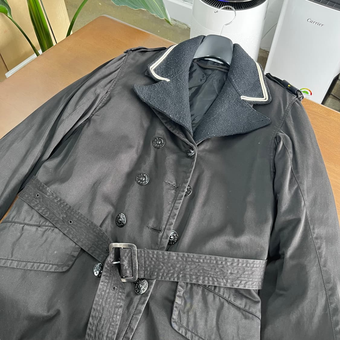 스톤아일랜드 벨티드 트렌치코트 M 상품이미지6