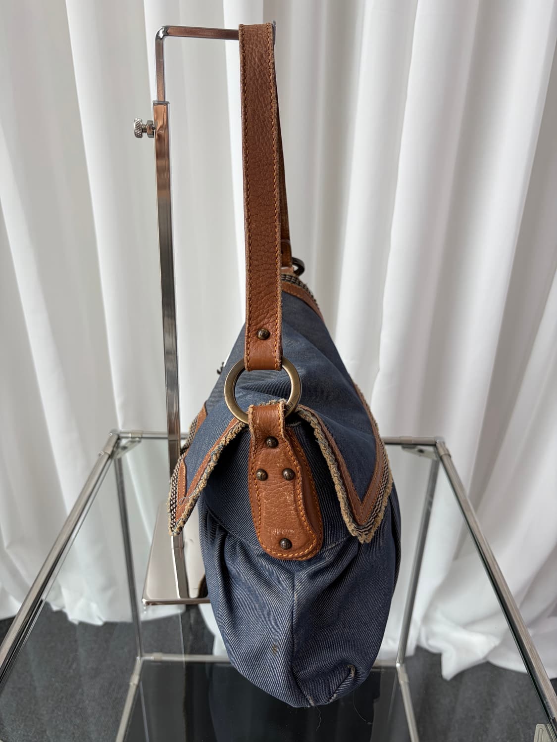 펜디 데님 셰프 바게트백 상품이미지6