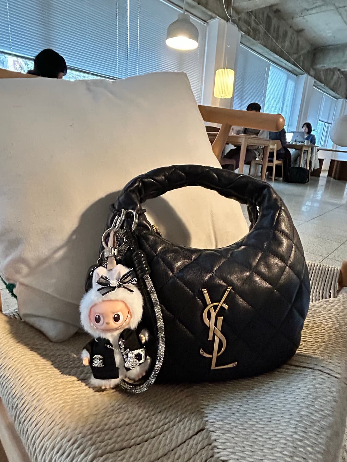 🐰미니라부부 내 마음속 비밀번호”H”커스텀키링 상품이미지7