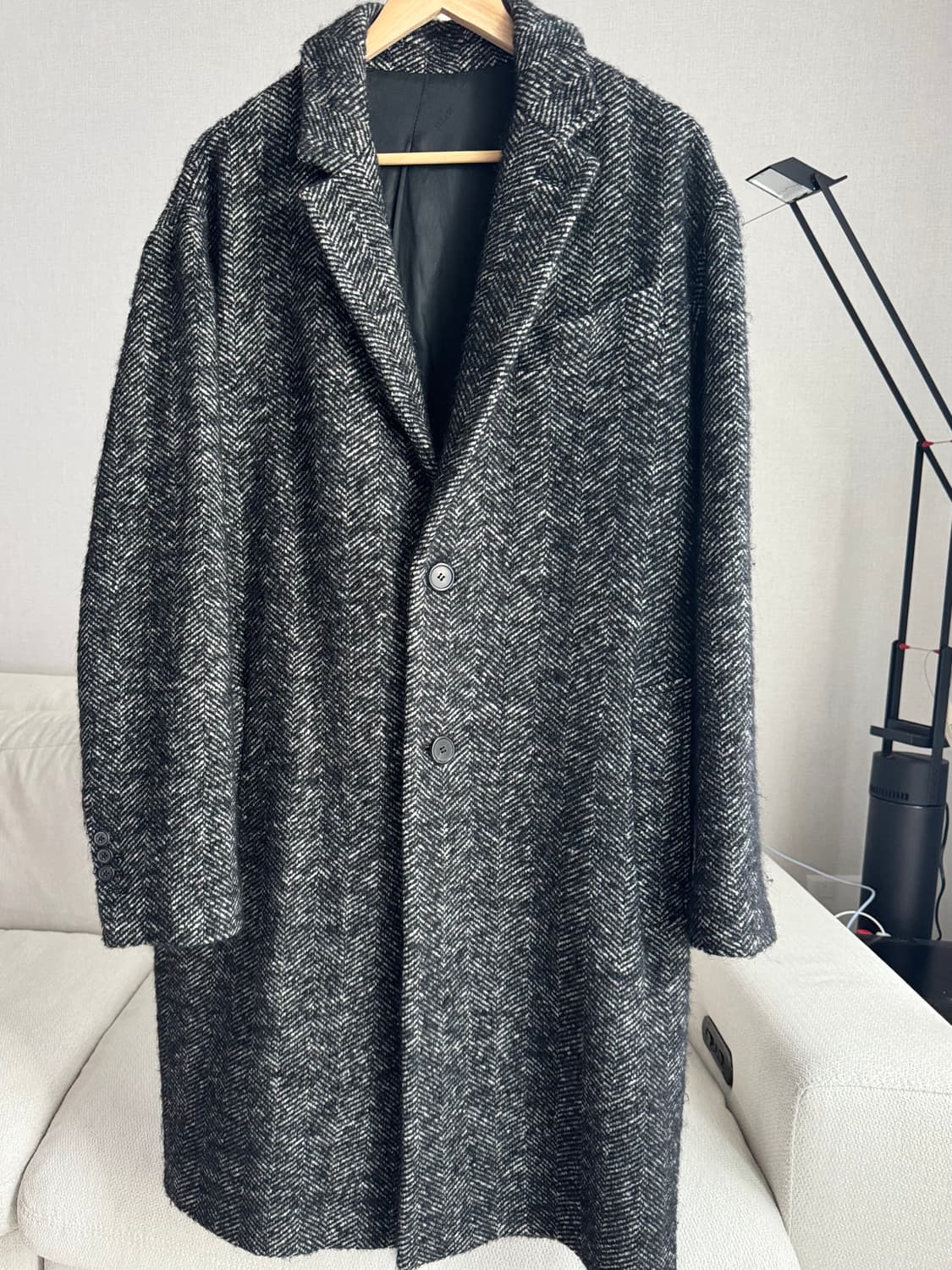 Ami Oversized Wool Herringbone Coat 아미코트 상품이미지2