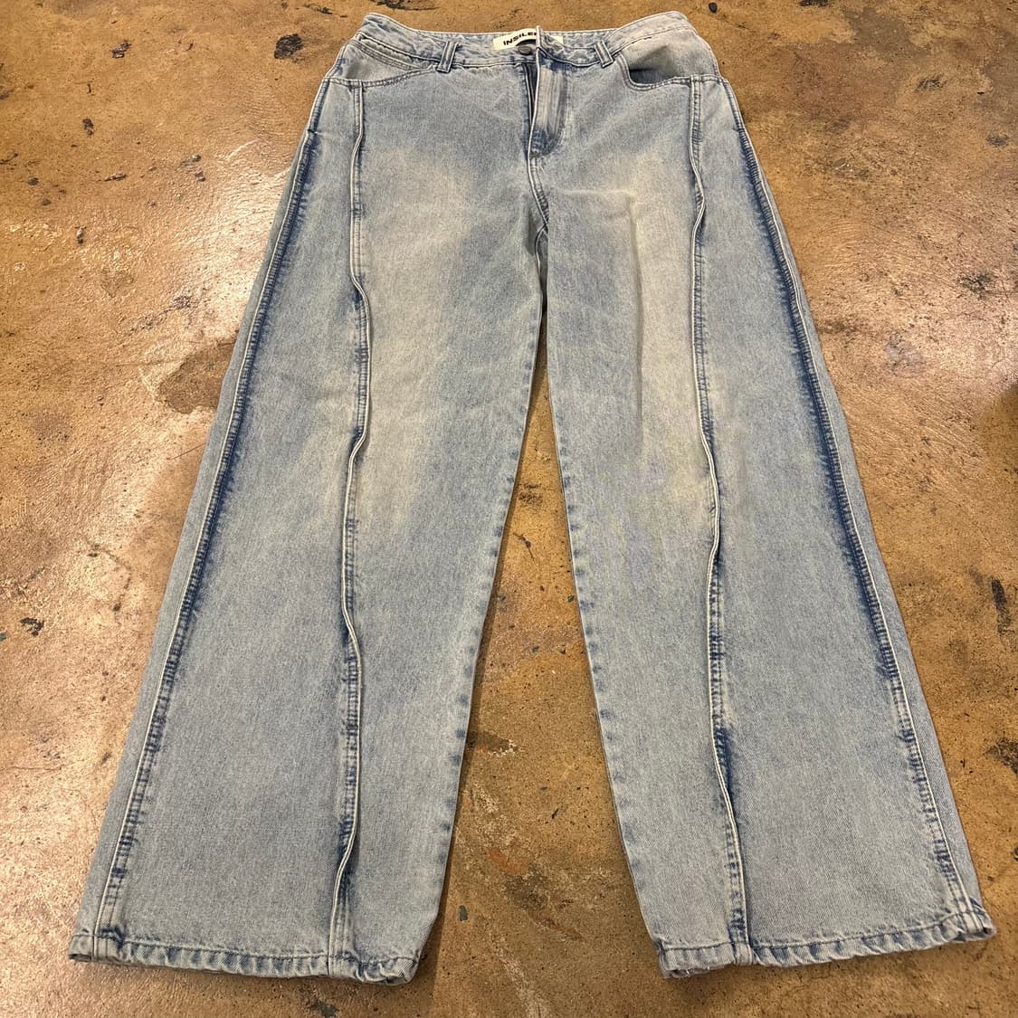 [정품/M] 인사일런스 절개 데님 팬츠 청바지  상품이미지2