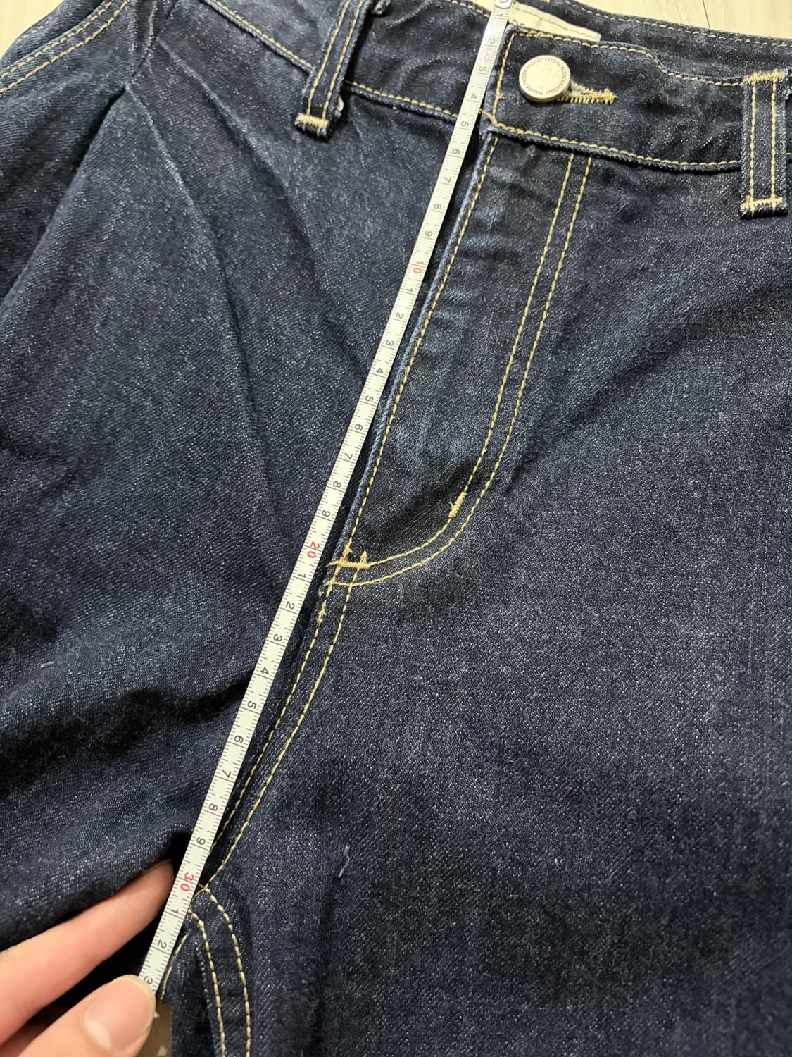 파사드패턴 라운드 데님 팬츠 상품이미지10