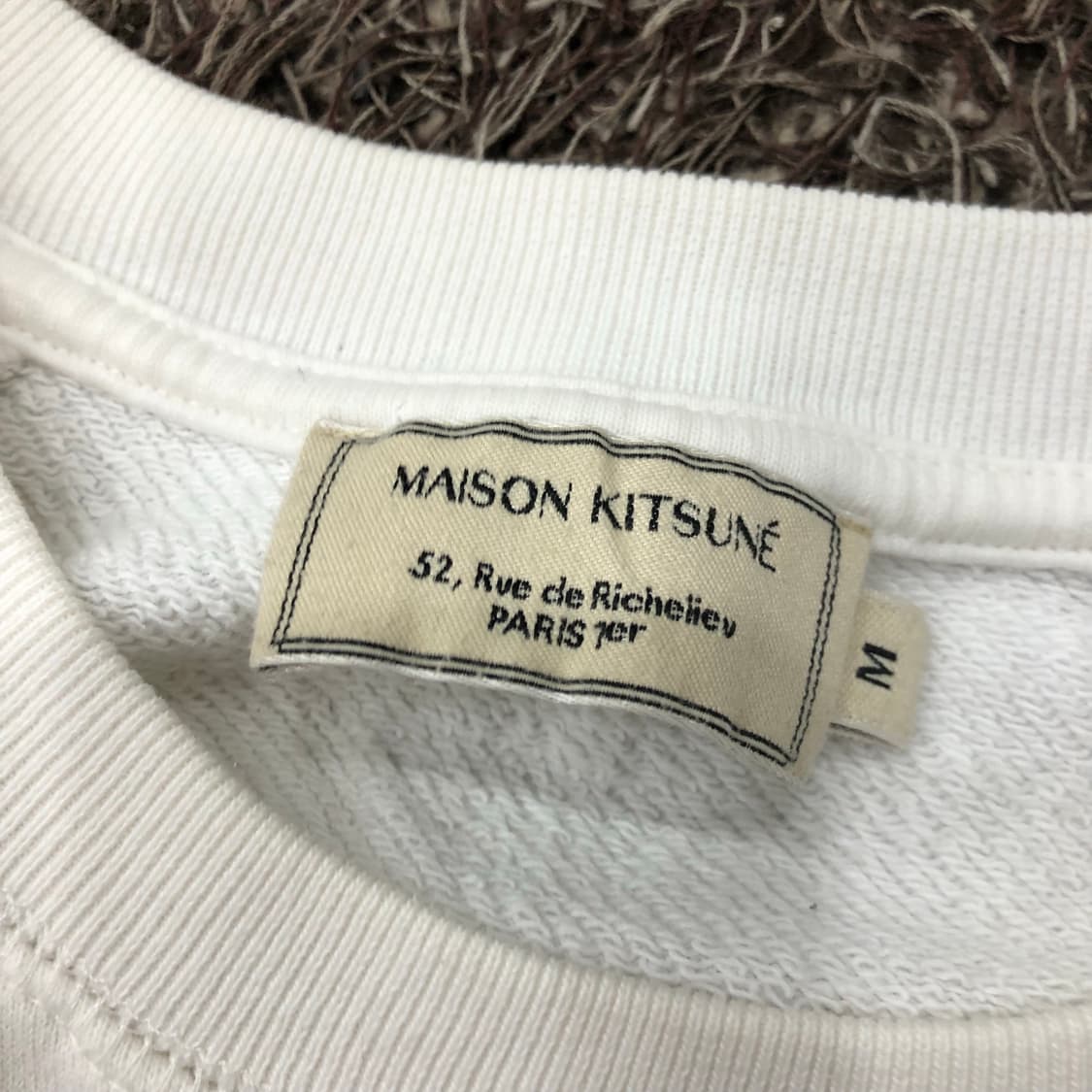 메종키츠네 폭스 패치 맨투맨 스웻셔츠 상품이미지4