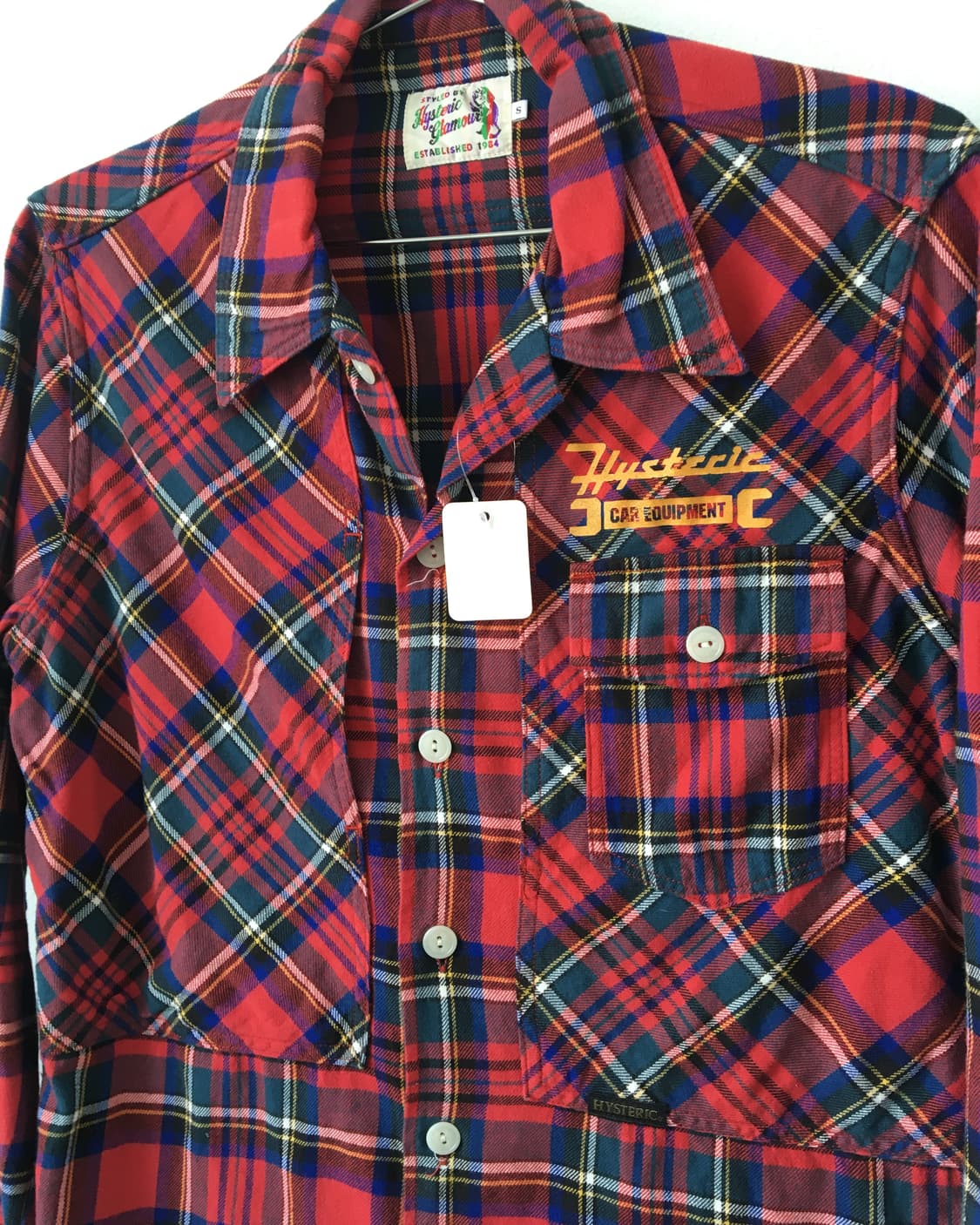 Hysteric glammer check pattern shirt 상품이미지4