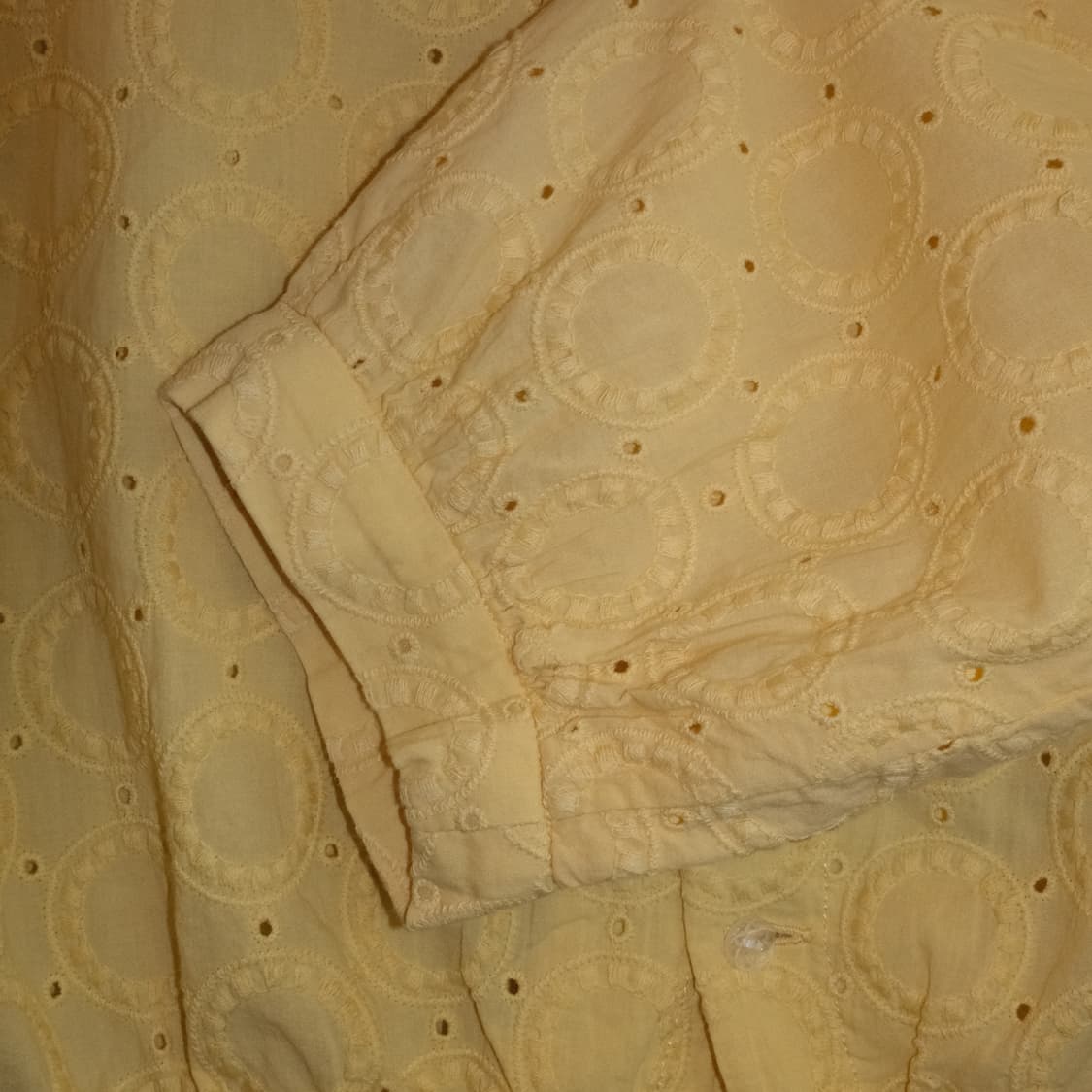 빔즈보이 연노랑 자수 블라우스 상품이미지3