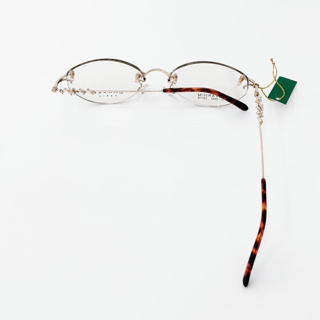 키지클럽 CARVEN 골드 무테 데드스탁 빈티지안경 상품이미지4