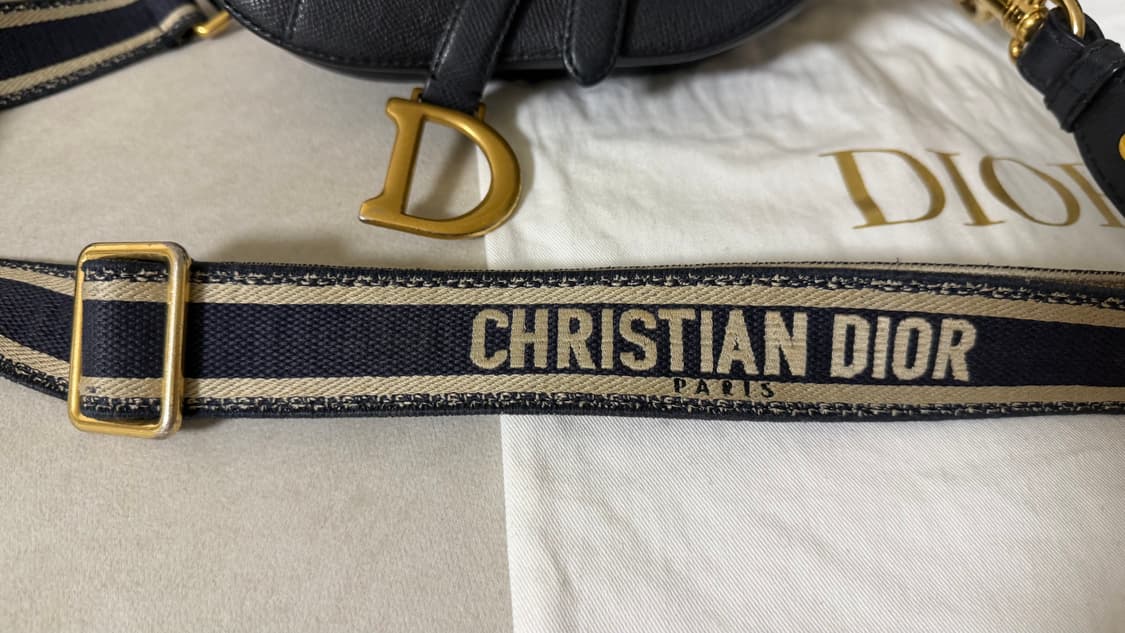 디올 새들백 미니 블랙 + 스트랩 풀박스 상품이미지2