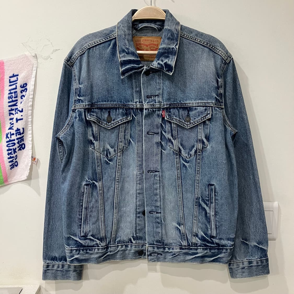 431 리바이스 워싱 데님 청자켓 상품이미지1