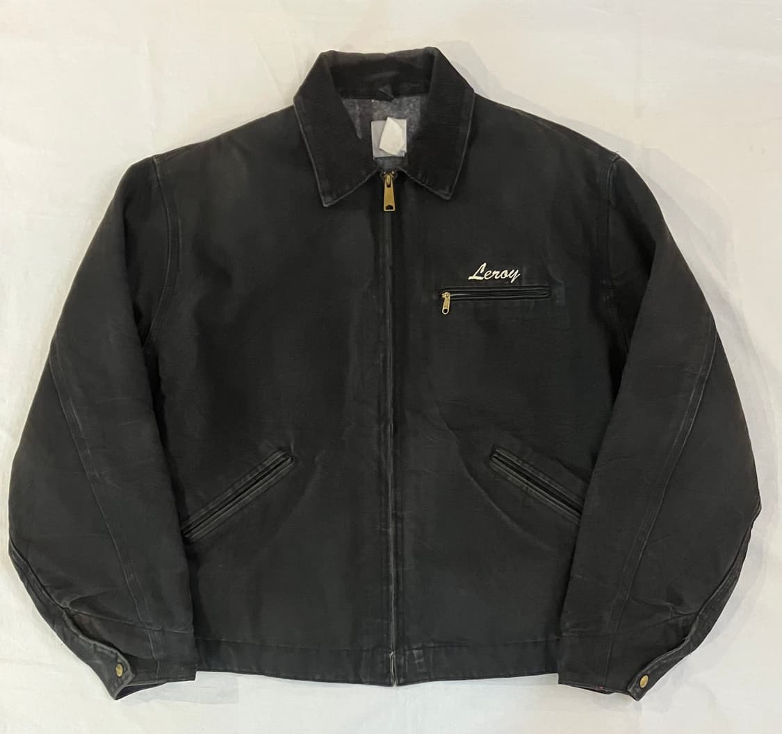 90-00s 칼하트 디트로이트 워크자켓 블랙 j01 j97 상품이미지4