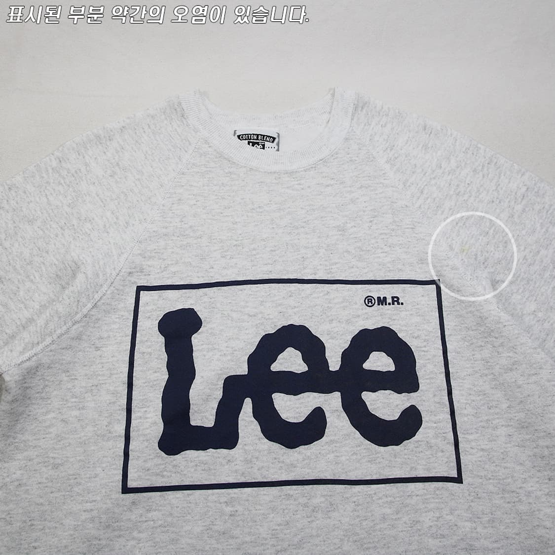 (착용컷) Lee 프린팅 스웻 셔츠 (남성용 100) 상품이미지4