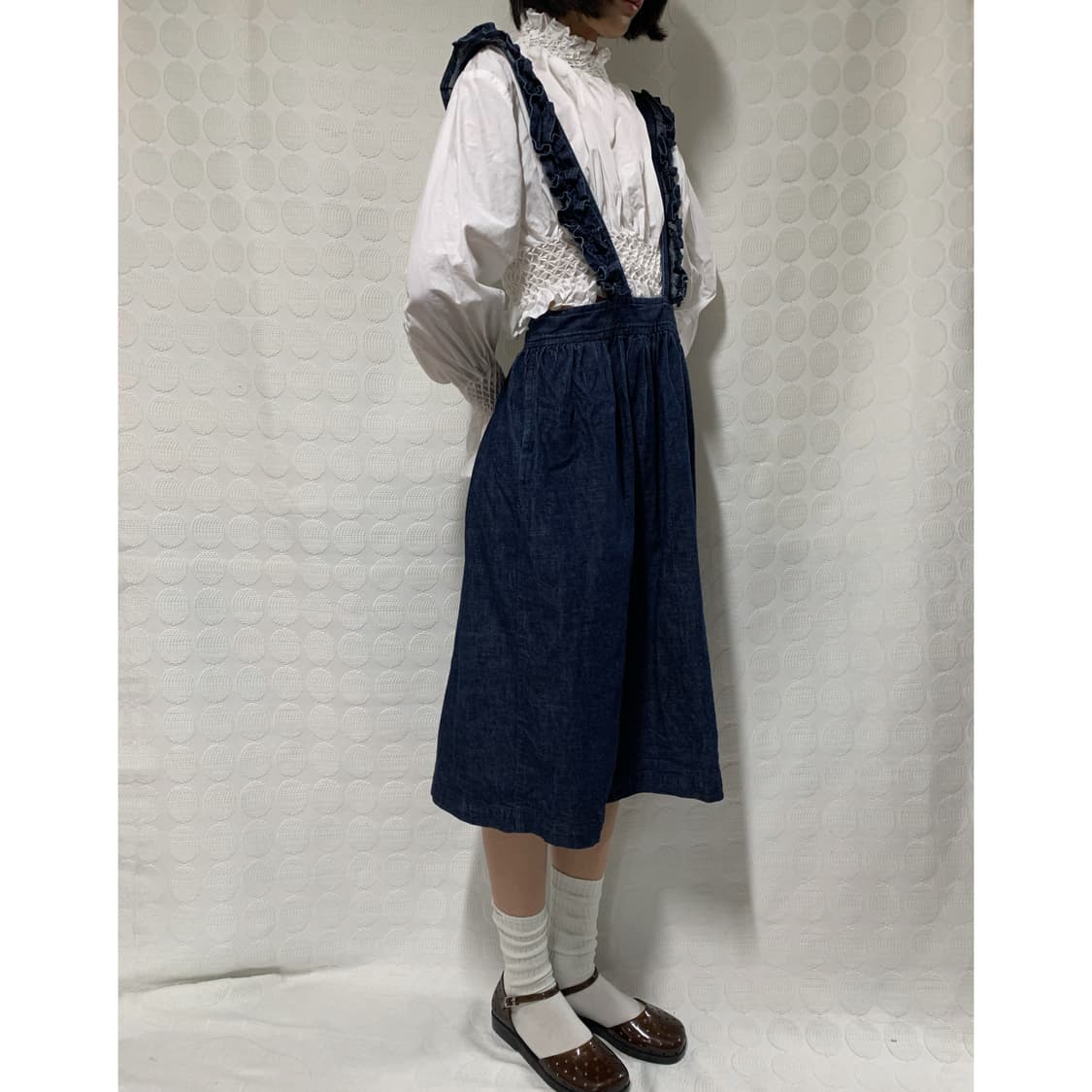 comme des garçons girl 데님 멜빵 원피스 상품이미지1