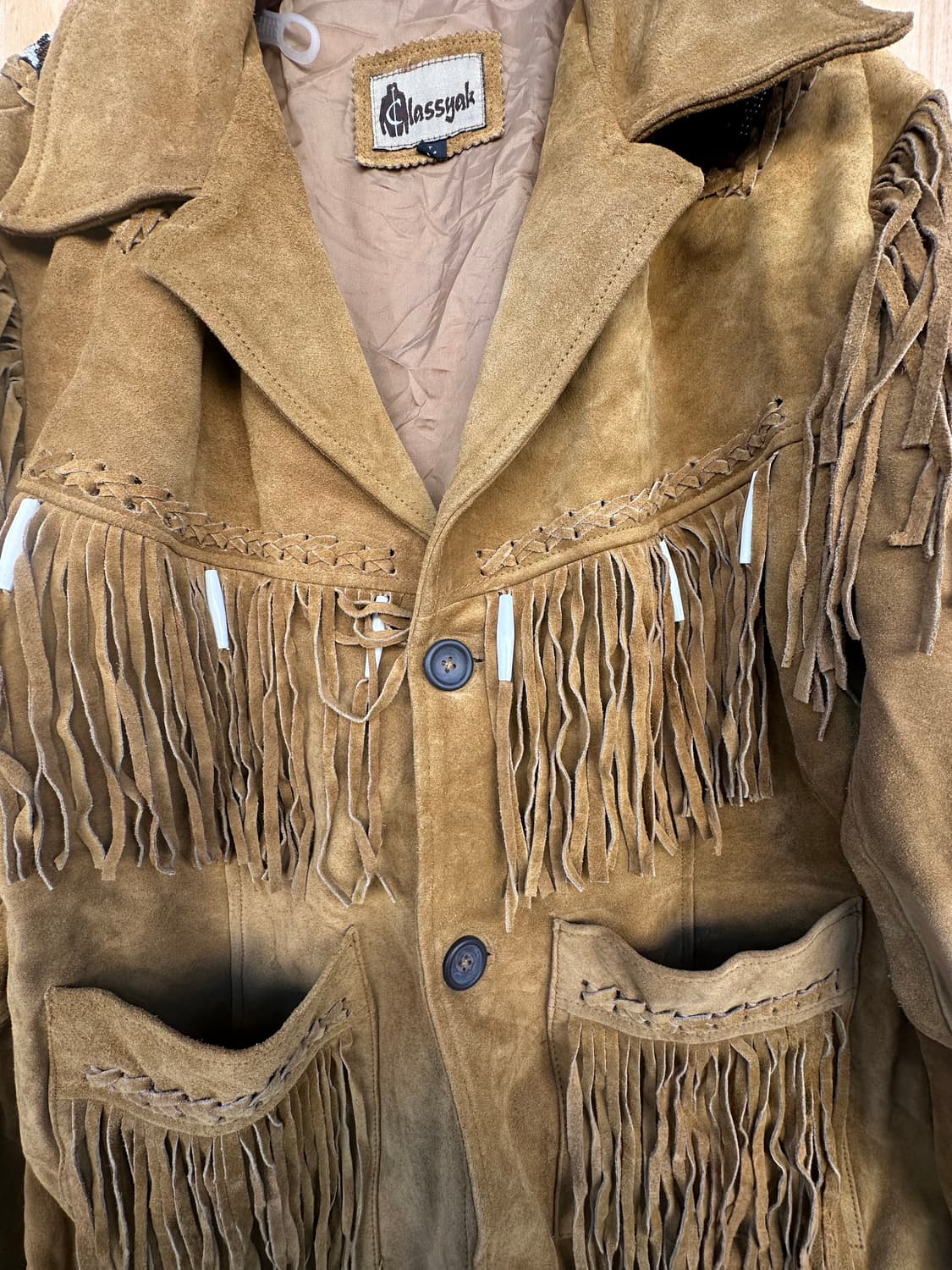 리얼 웨스턴 클래식(Classyak) 스웨이드 프린지 자켓 상품이미지5