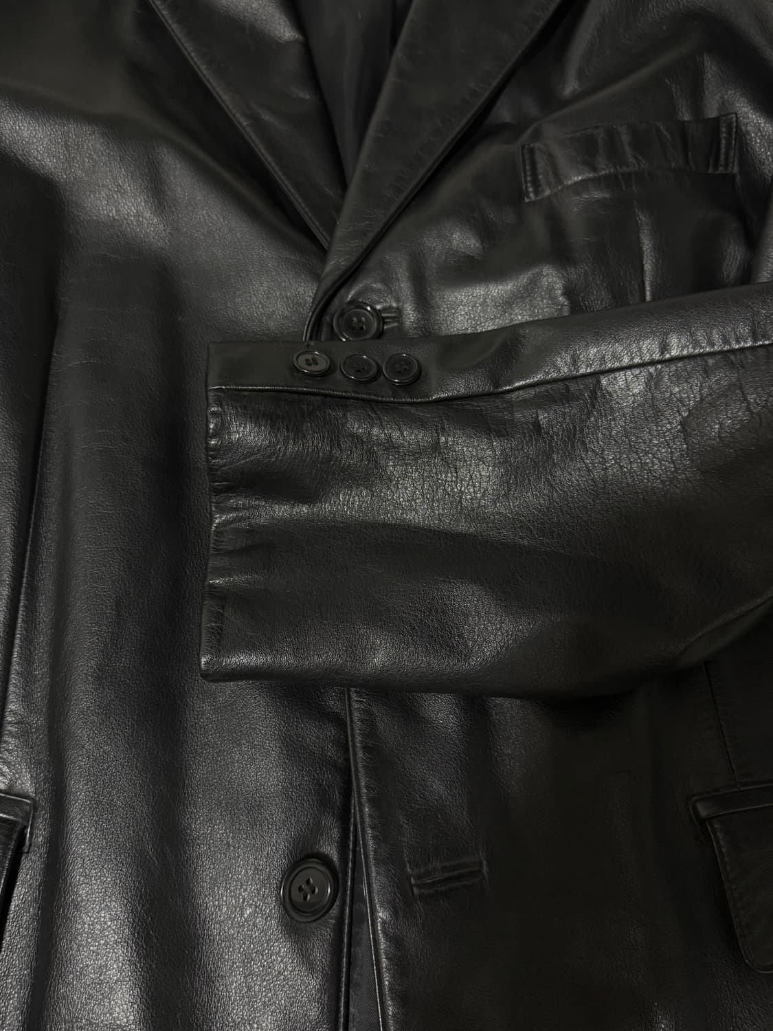 리얼 레더 블레이저 상품이미지4