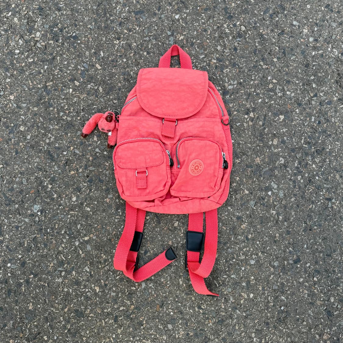 키플링 핑크 미니 백팩 가방 상품이미지1