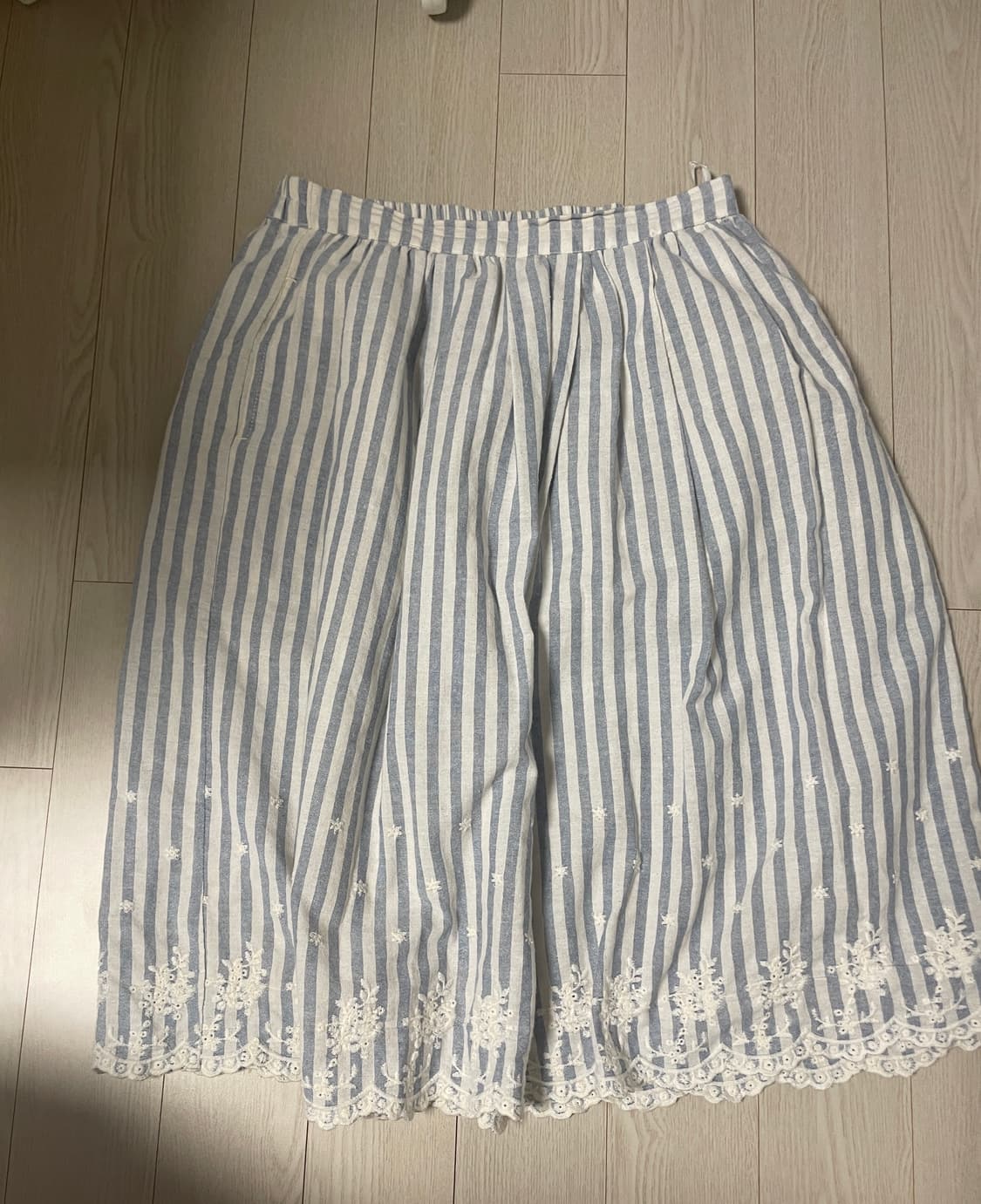 스트라이프 빈티지 스커트 상품이미지1