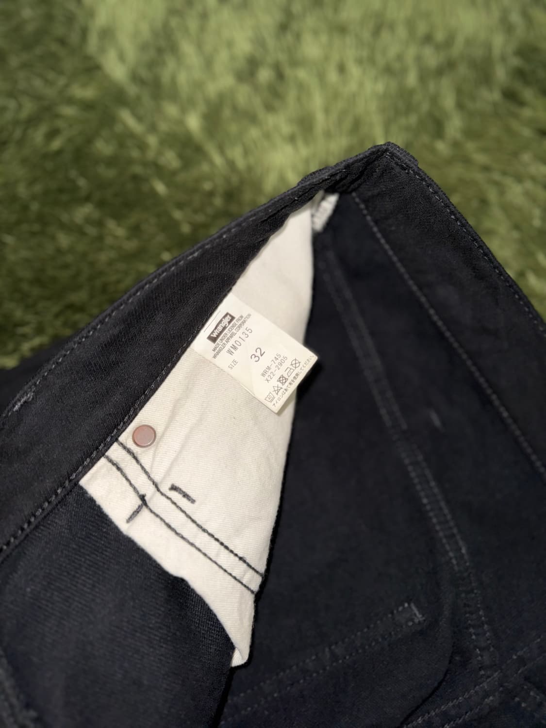 [32] Wrangler 랭글러 재팬 웜 터치 코튼 블렌디드 팬츠 블랙 상품이미지4