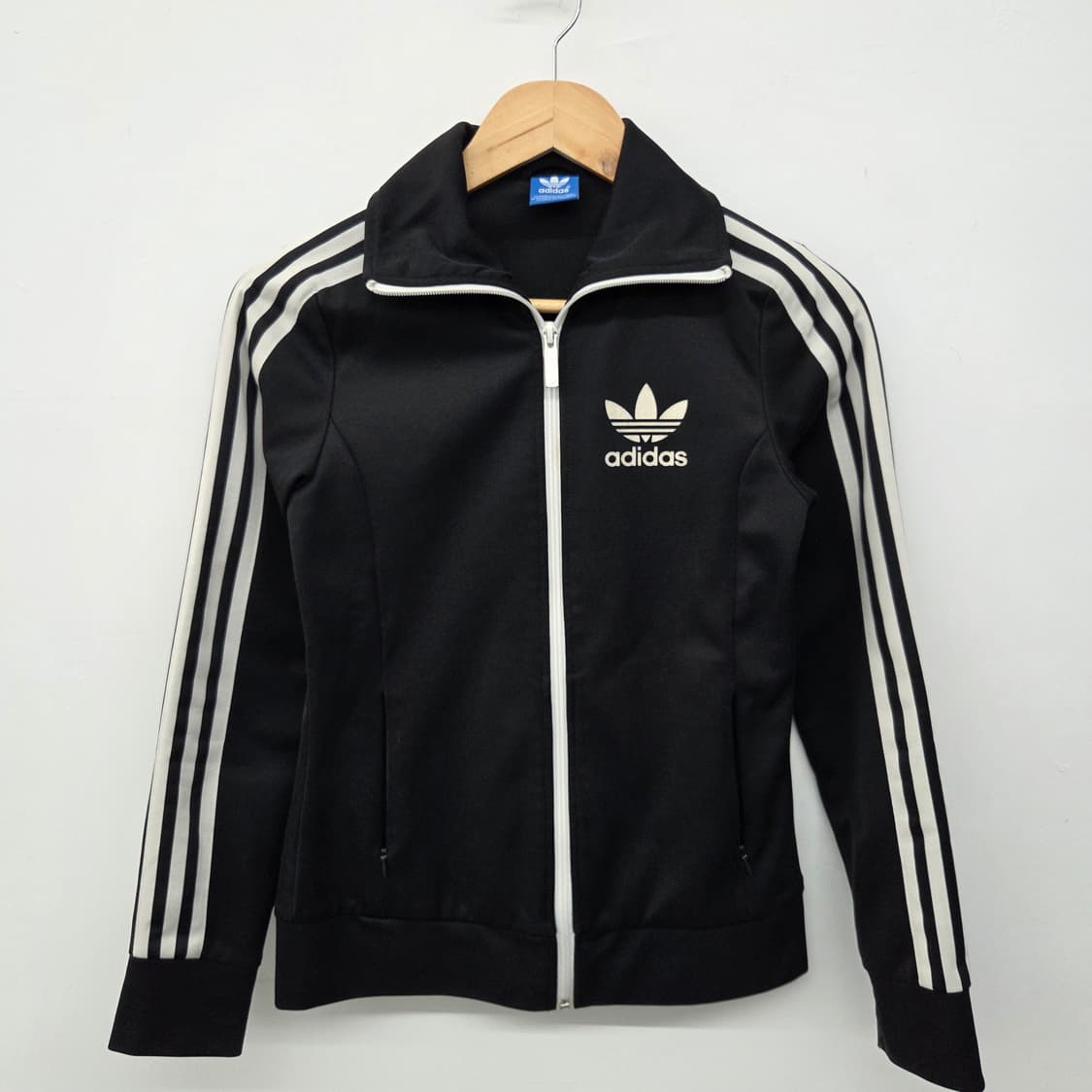 아디다스 져지 삼선 블랙 트랙탑 여xs 상품이미지2