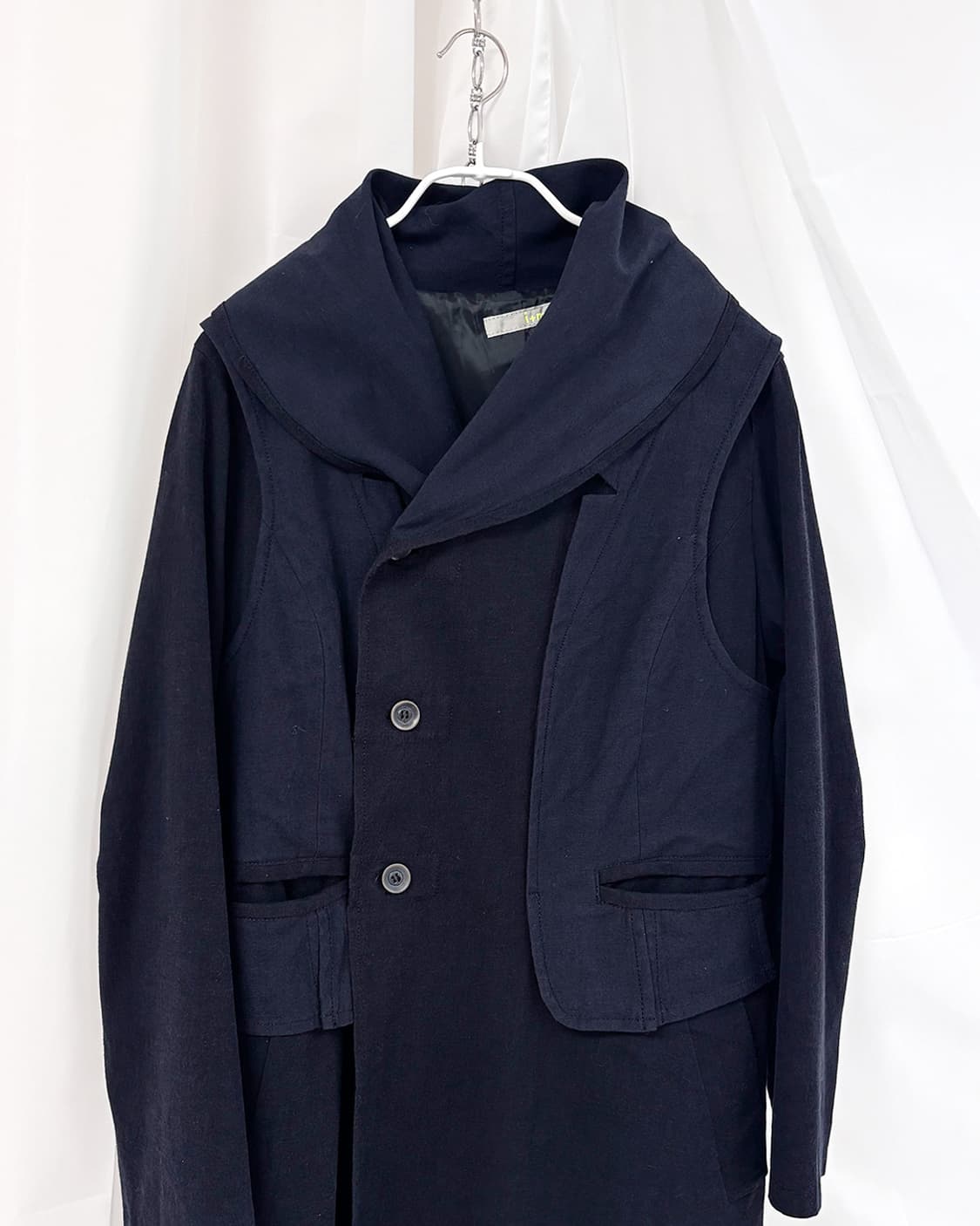 i+mu 도쿄 언발란스 레이어드 롱 자켓 상품이미지4