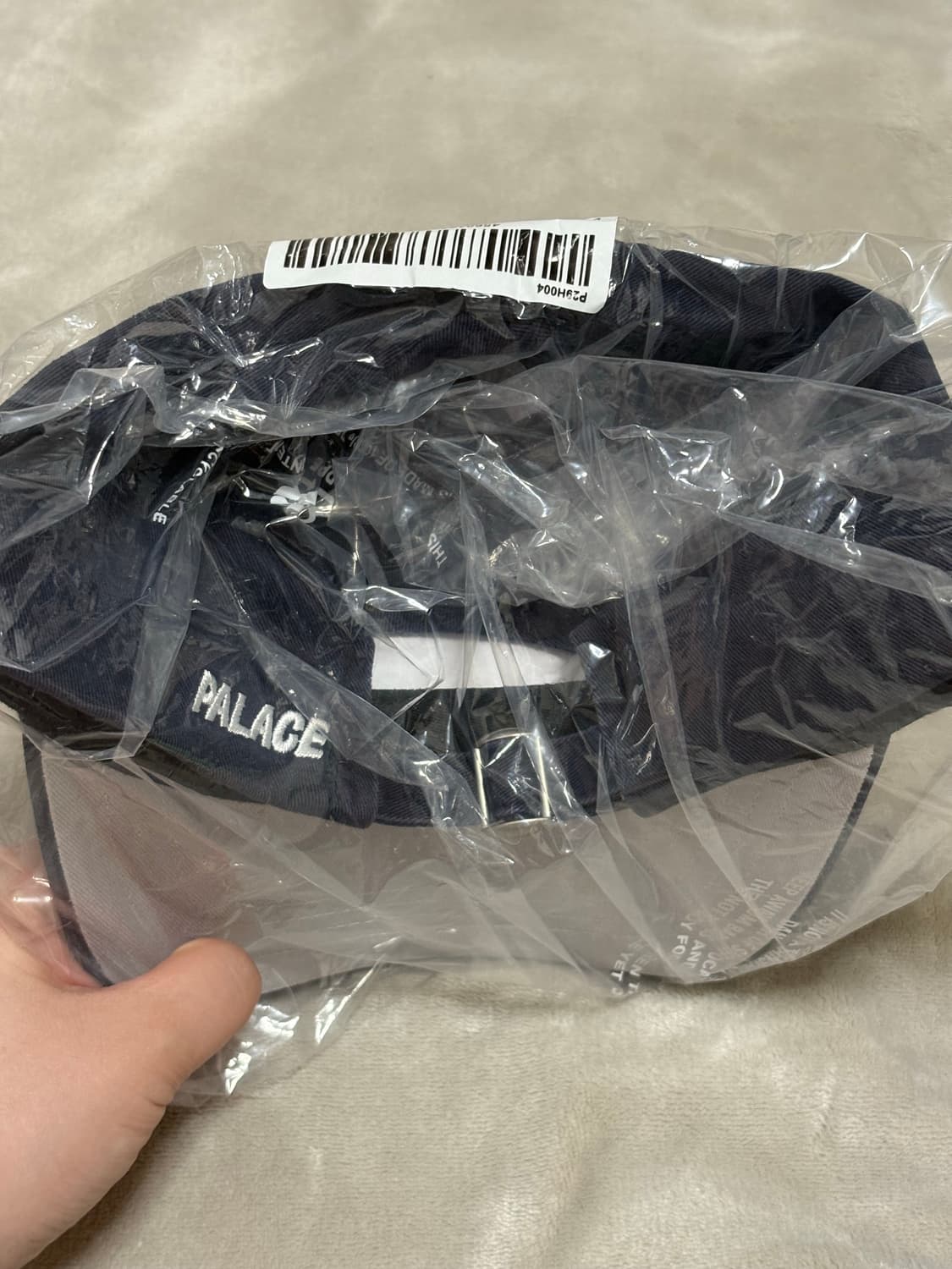 팔라스 모자 P 6-패널 네이비 25FW 상품이미지4