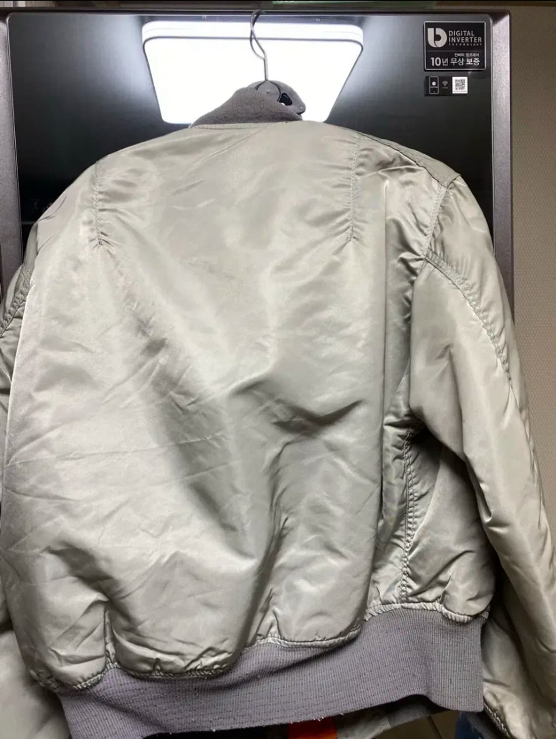 L) 90s USA 알파사 ma1 그레이 상품이미지2