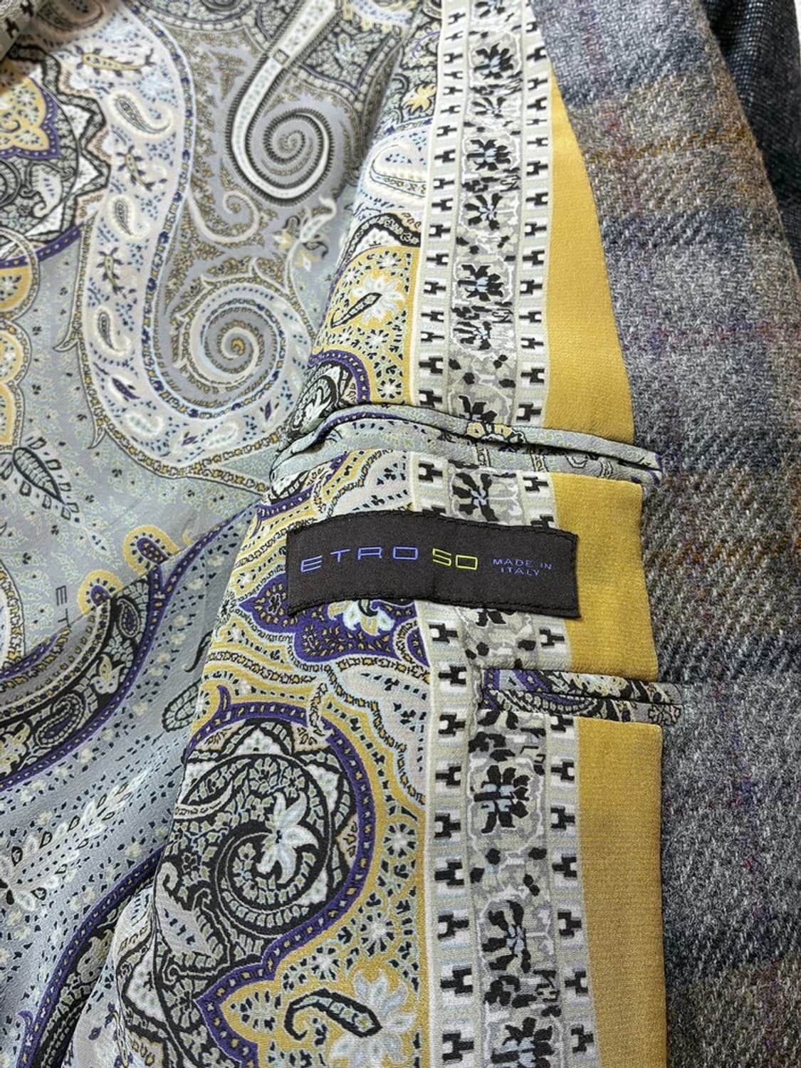 에트로 ETRO 15A/W 울 배색 블레이저 자켓 PN6857 상품이미지7