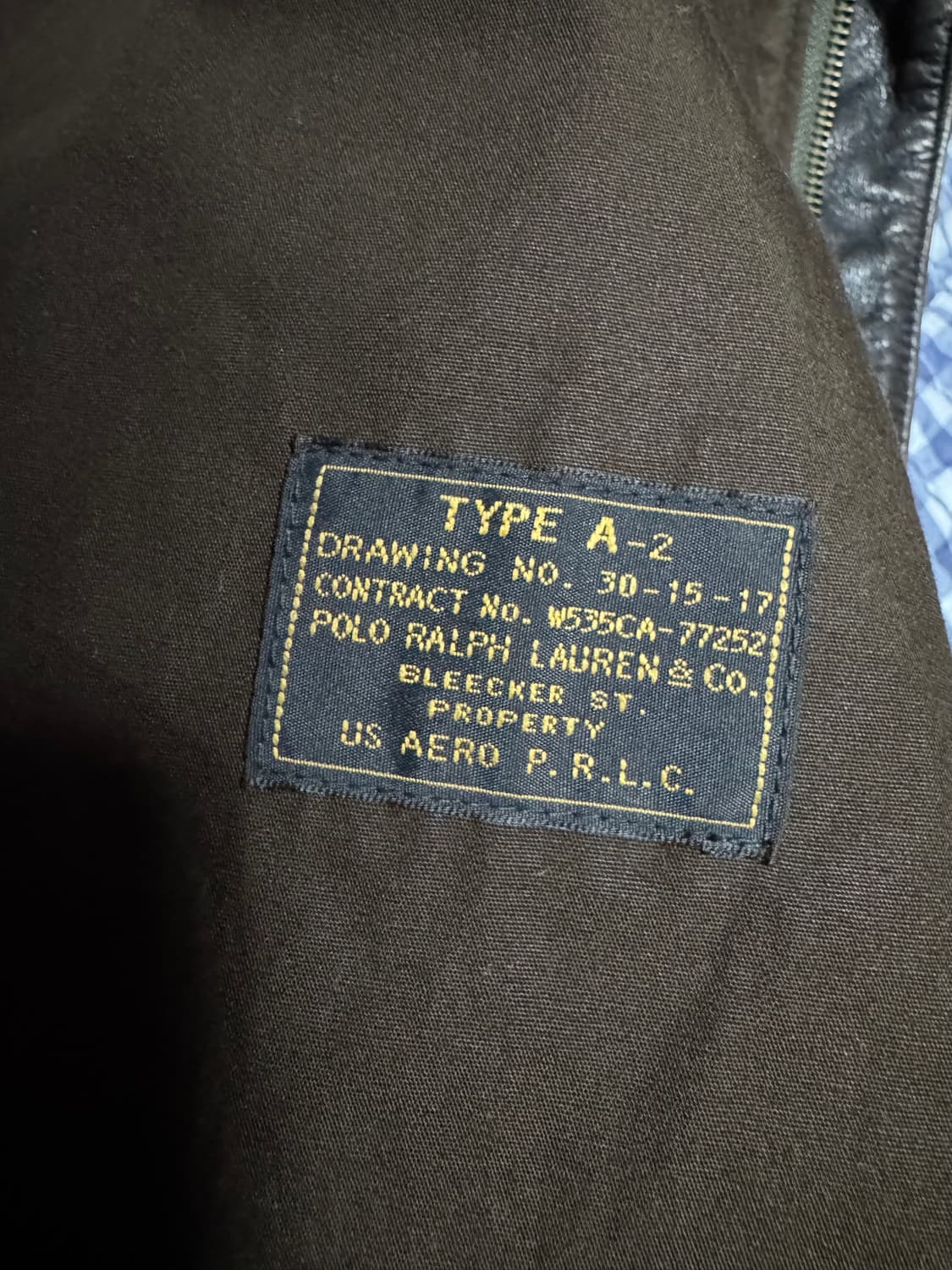 폴로 A2 플라이트 재킷 L사이즈 (차심) 상품이미지8