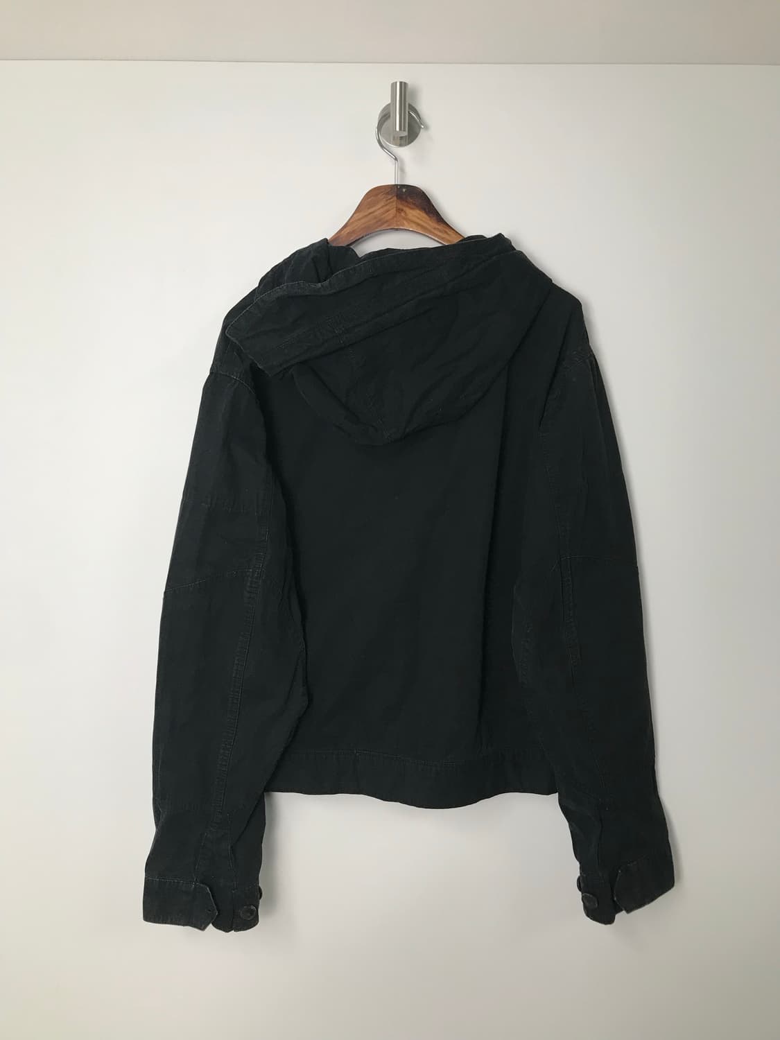 폴로 랄프로렌 블랙 코튼 후드 자켓 상품이미지4