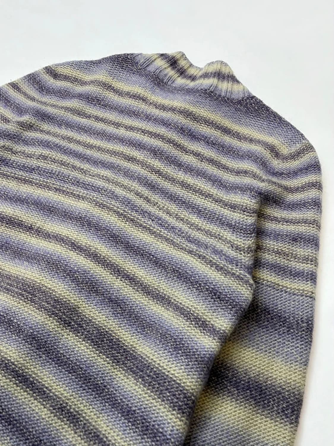 라코스테 Y2K 퍼플 아이코닉 롱 니트 가디건 PN5126 상품이미지5