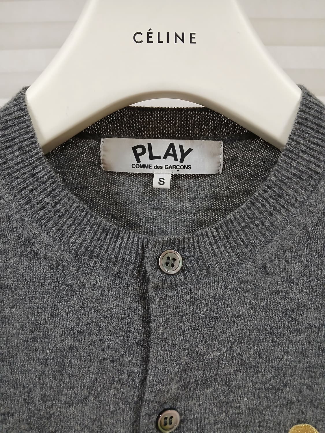 [꼼데가르송] 골드와펜 가디건 상품이미지6