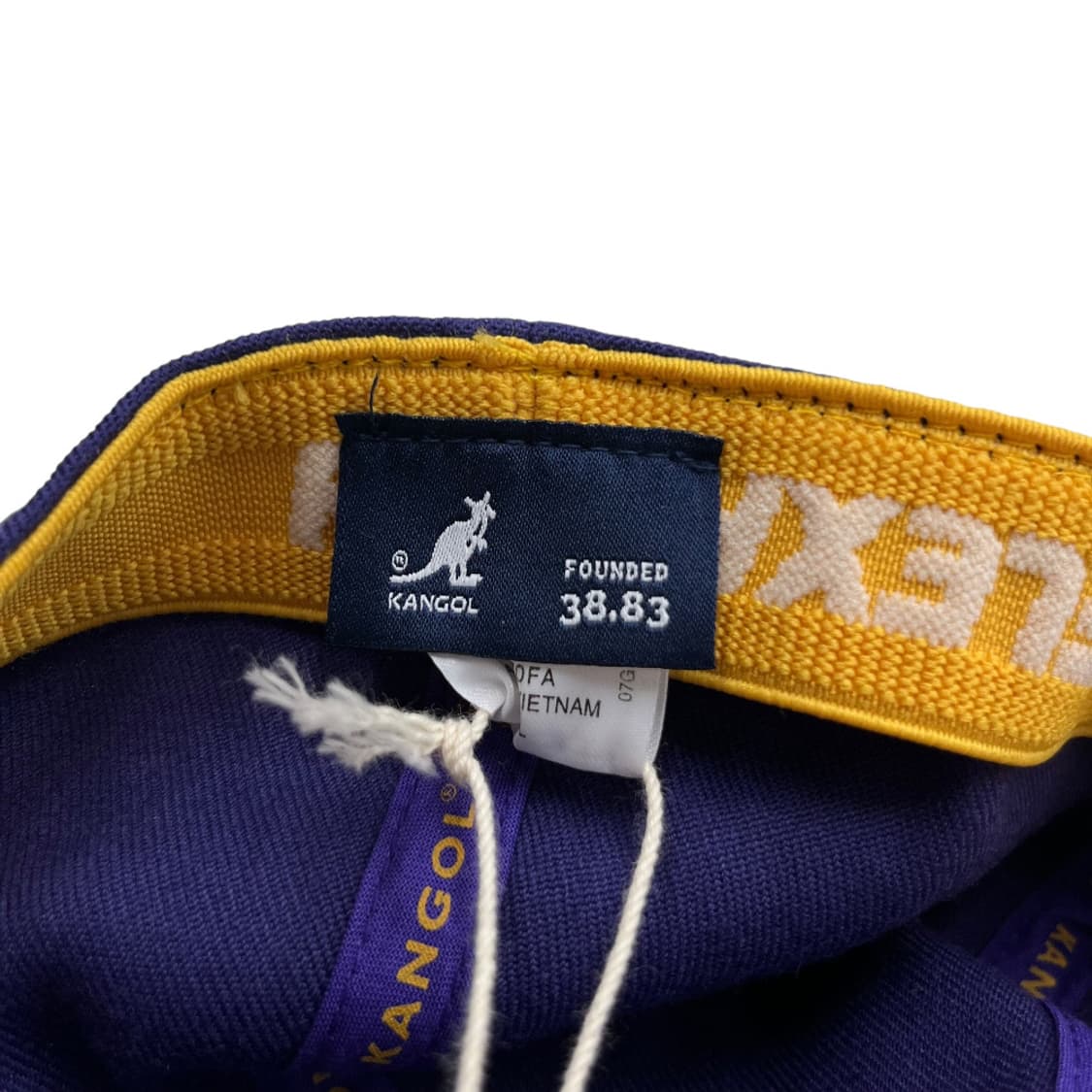 캉골 머스타드 배색 퍼플 헌팅캡 상품이미지10