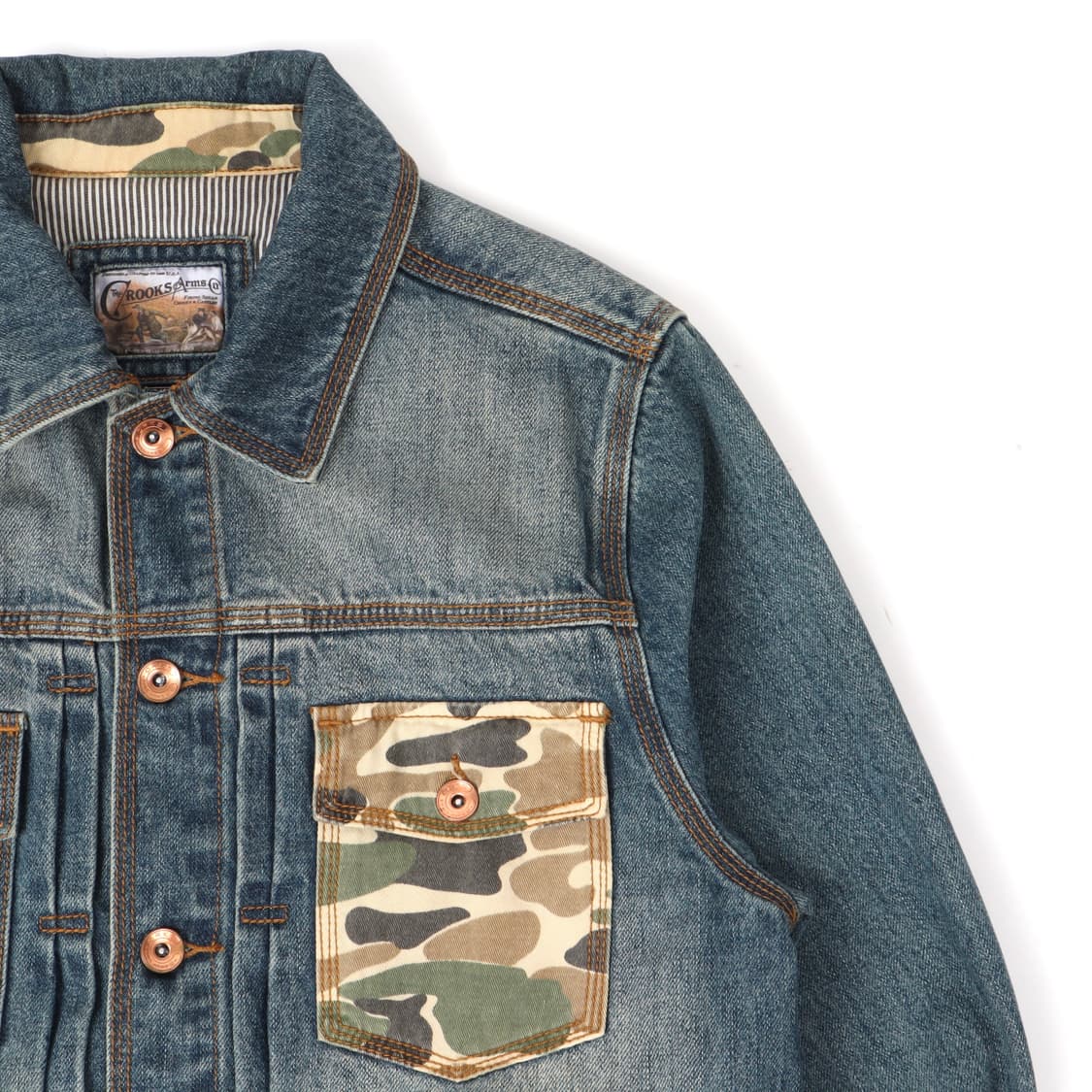 Crooks&castles 크룩스앤캐슬 type2 트러커 데님자켓 상품이미지3