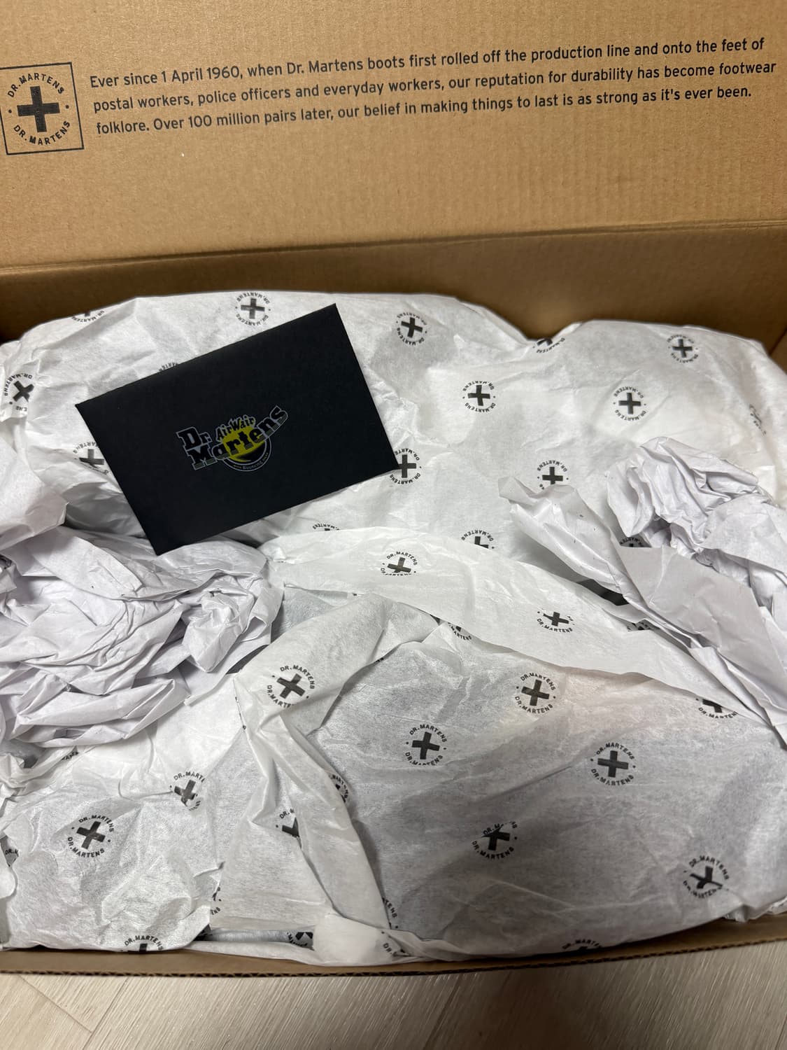 닥터마틴 1461 스무스 블랙 270 새상품 상품이미지2