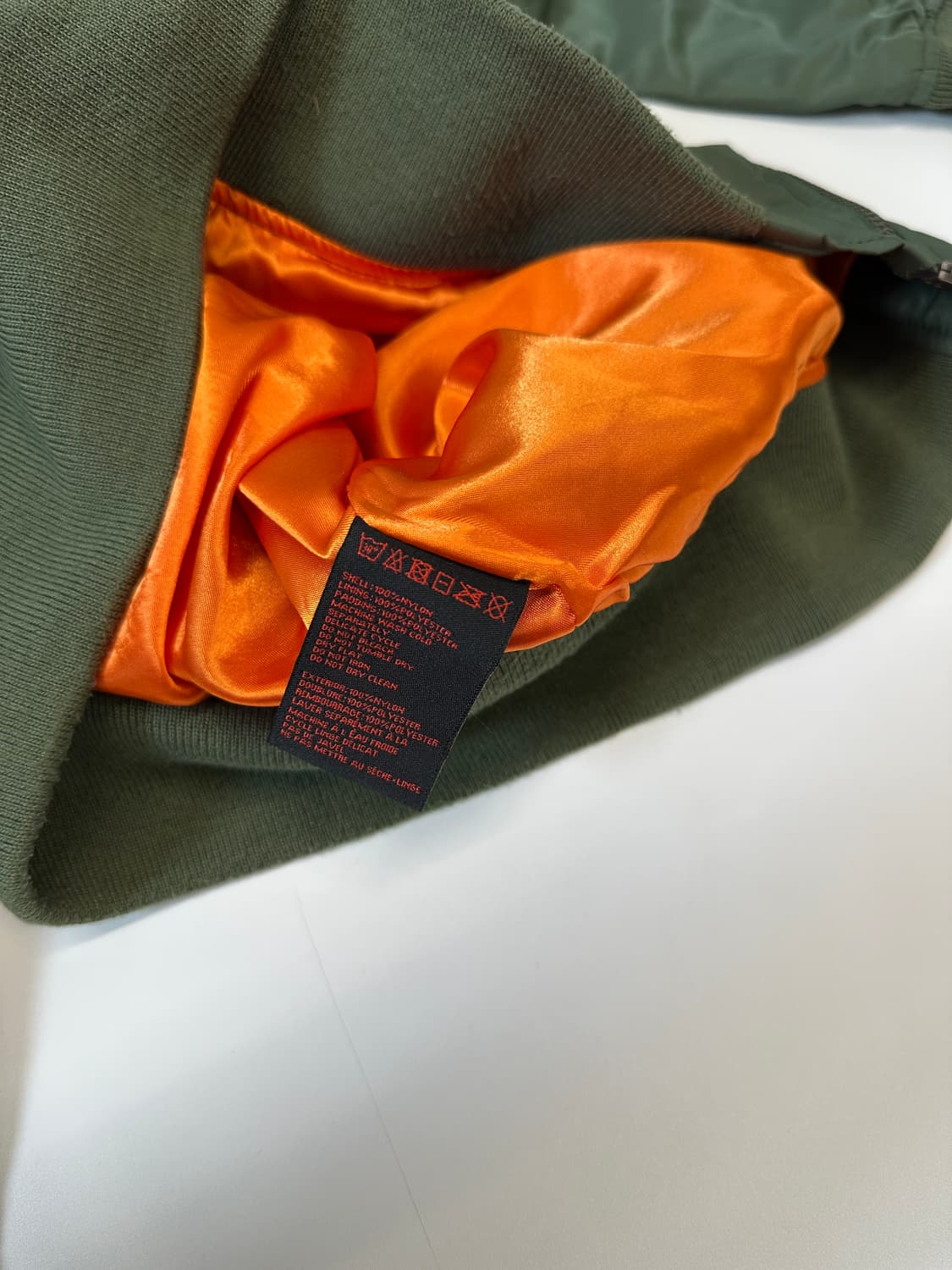 쇼트 패치 ma-1 항공 봄버 자켓  상품이미지5