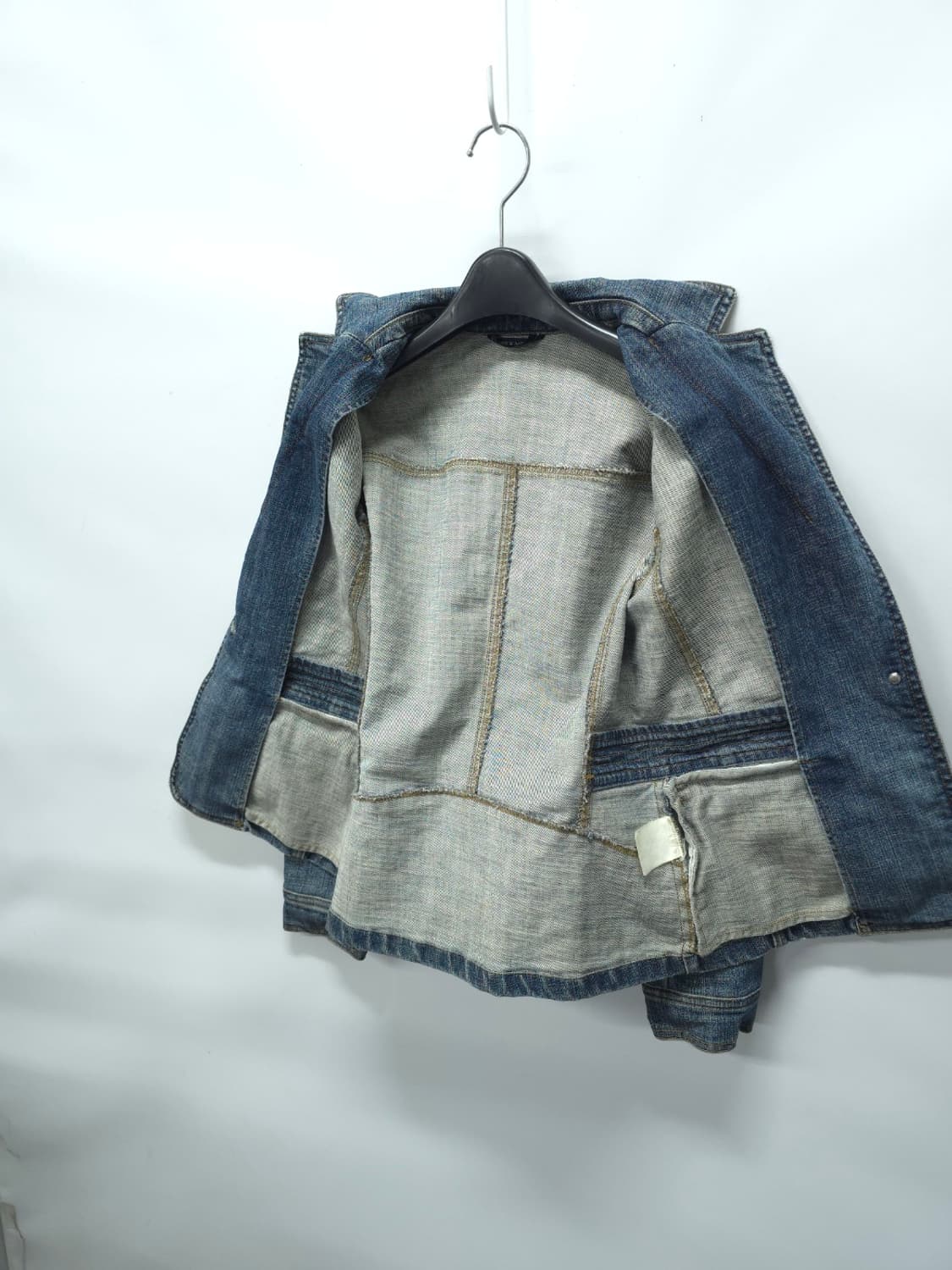 핏 예쁜 쉬즈미스 스판 데님 블레이저 레트로 자켓(55) 상품이미지10