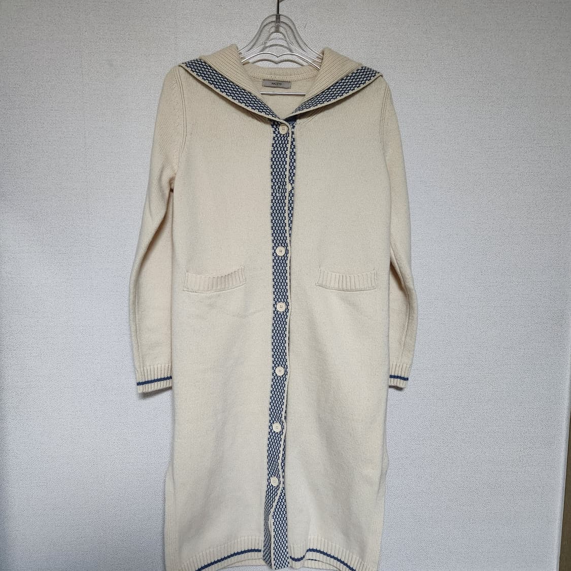 헤지스 울캐시미어혼방 가디건 85 상품이미지2