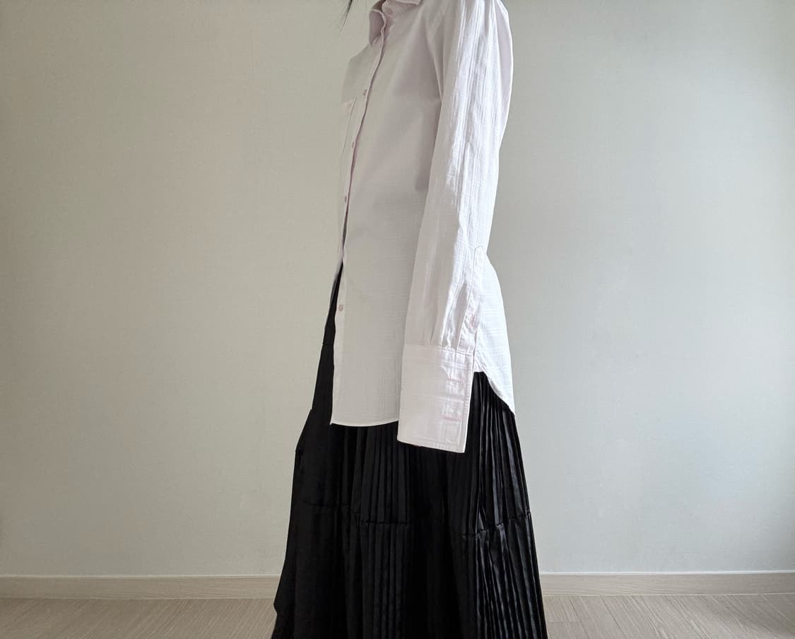 pink shirt, burberry black label 상품이미지2