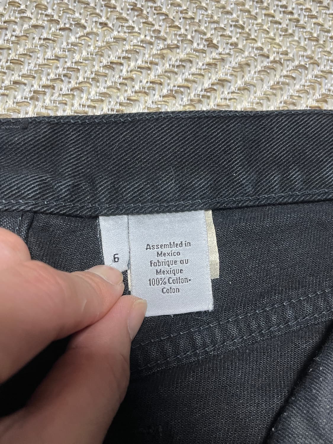 CK 캘빈클라인 배기핏 데님팬츠 블랙진 26 상품이미지8