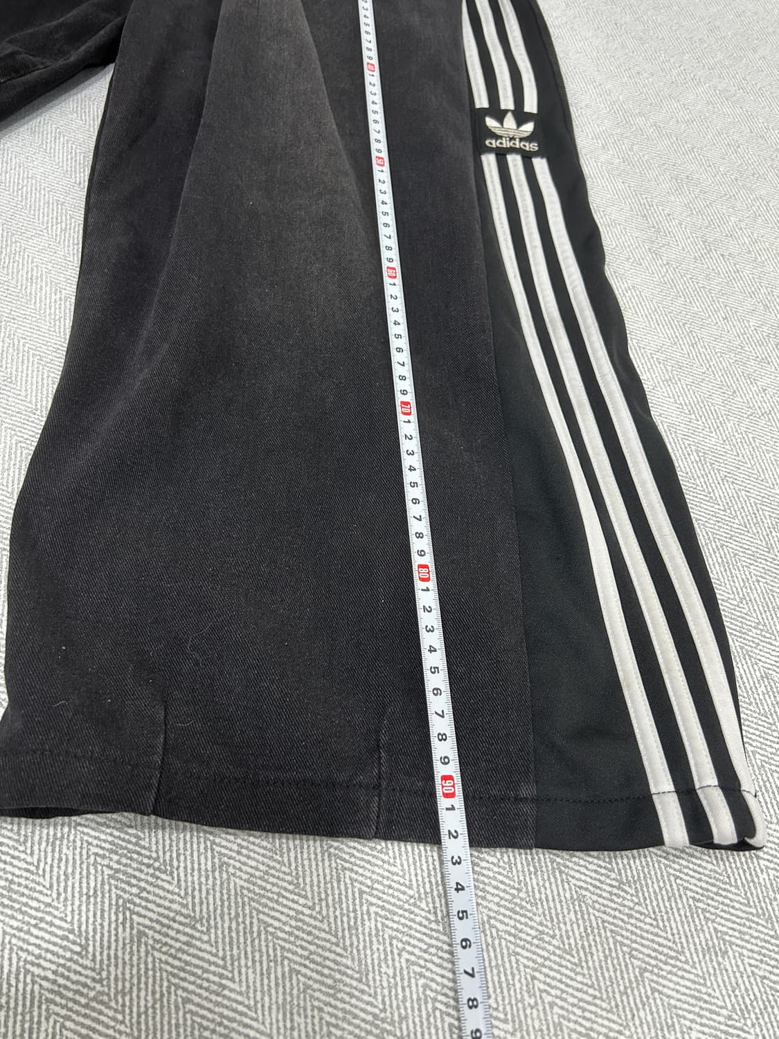 아디다스 리폼 워싱 와이드 밴딩 팬츠 남녀공용 L 상품이미지9