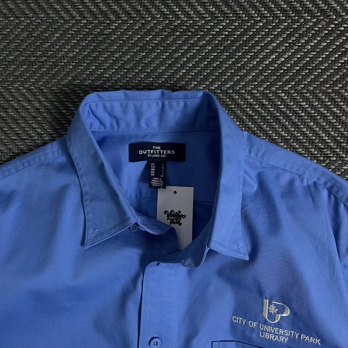 USA 오리지날 박시핏 워크 반팔 셔츠o 3859 상품이미지4