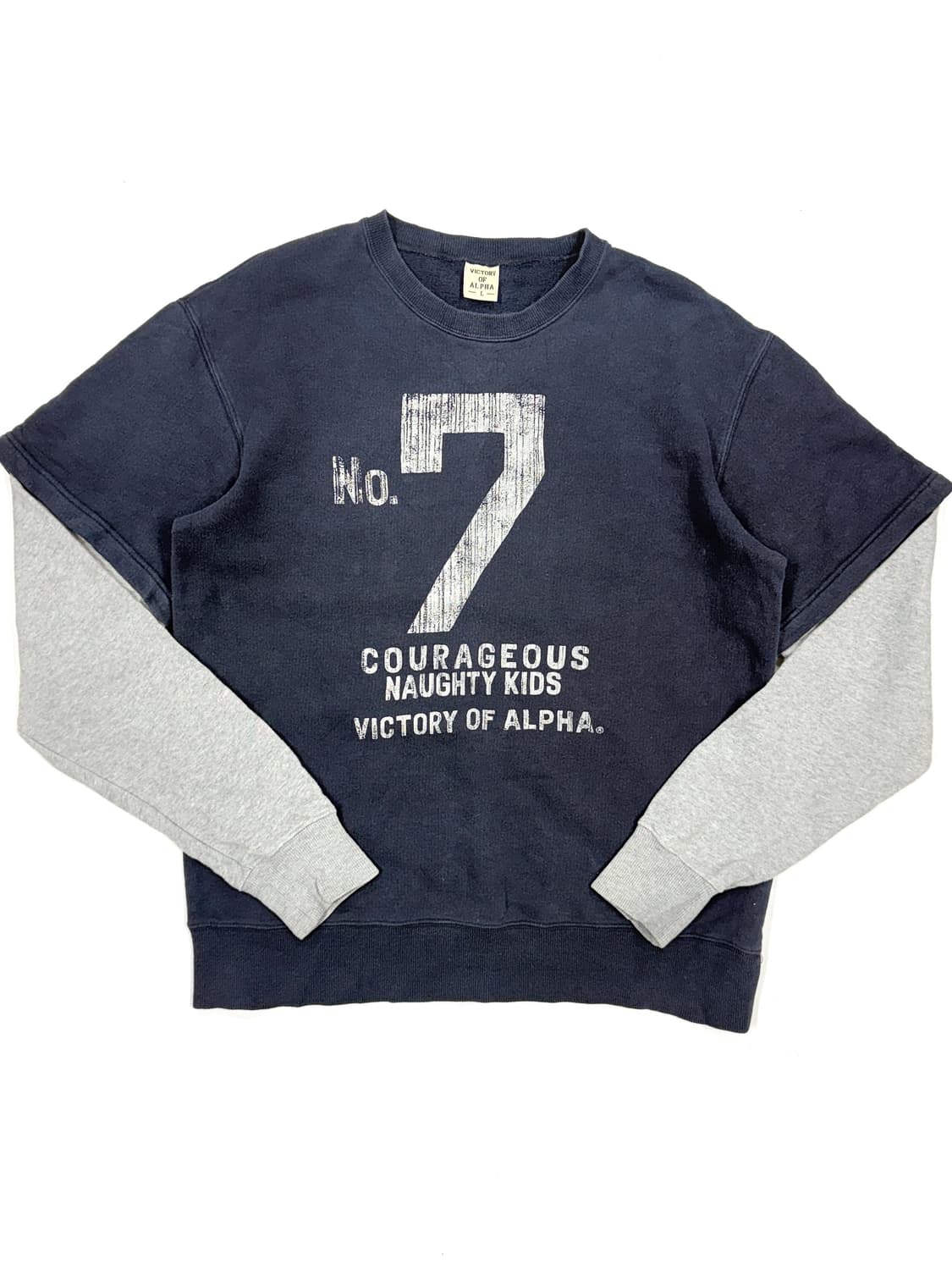 빅토리 오브 알파 No.7 레이어드 스웻셔츠 상품이미지1